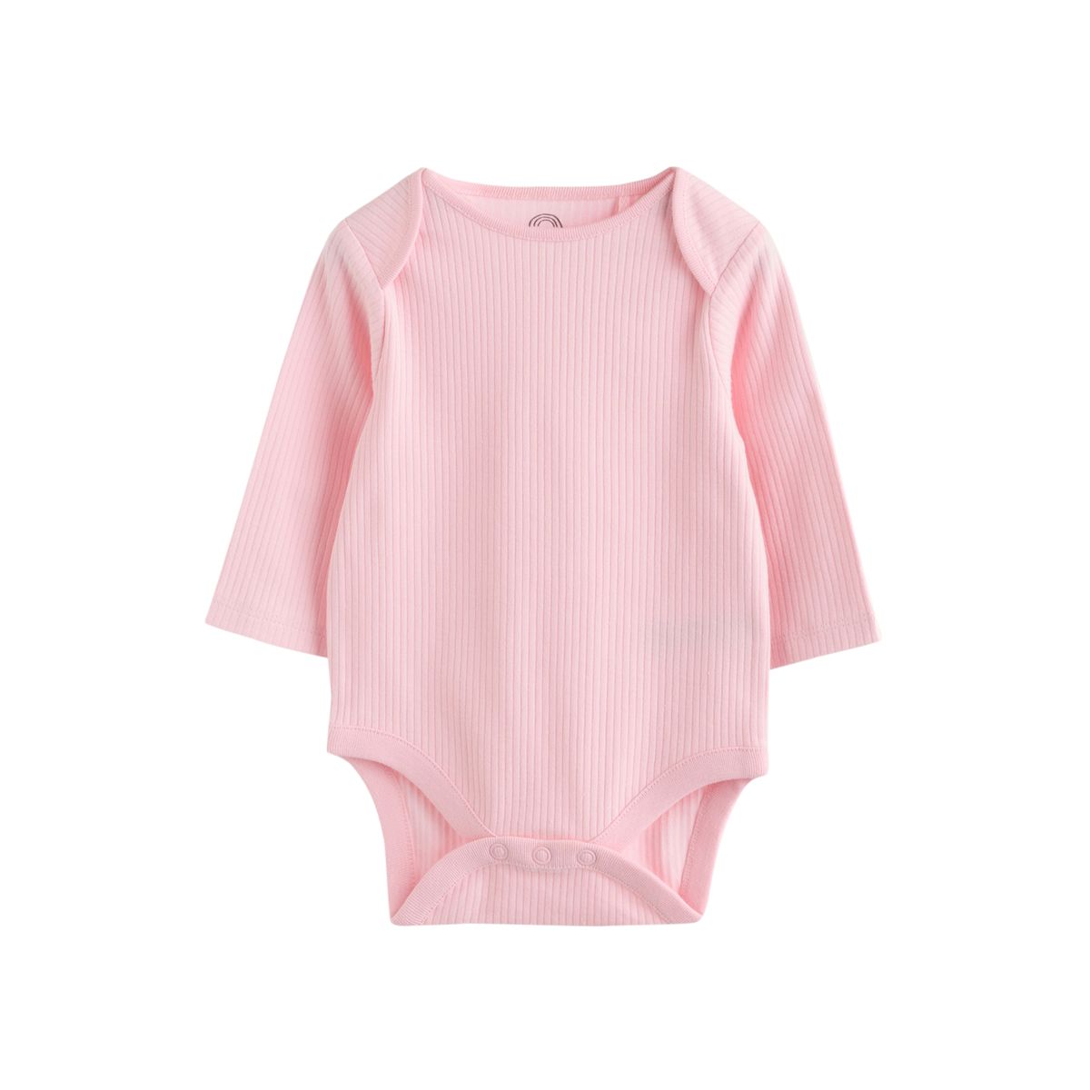 Body à manches longues bébé, lot de 5 rose/blanc, NEXT
