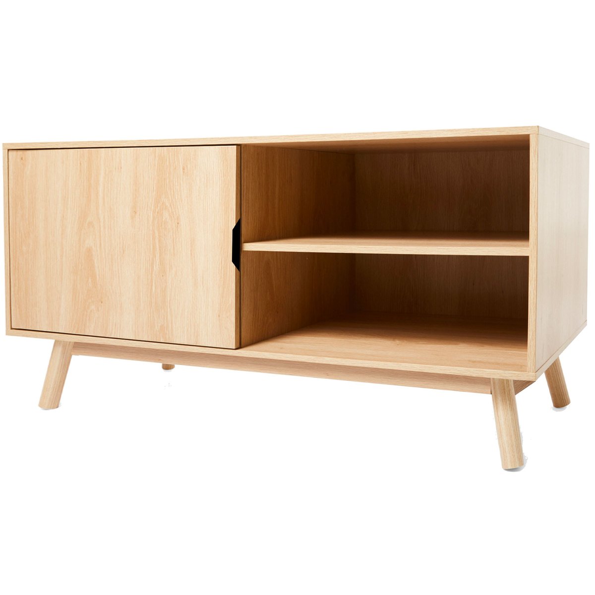 Meuble de télévision bois 100x40x50cm bois, WADIGA