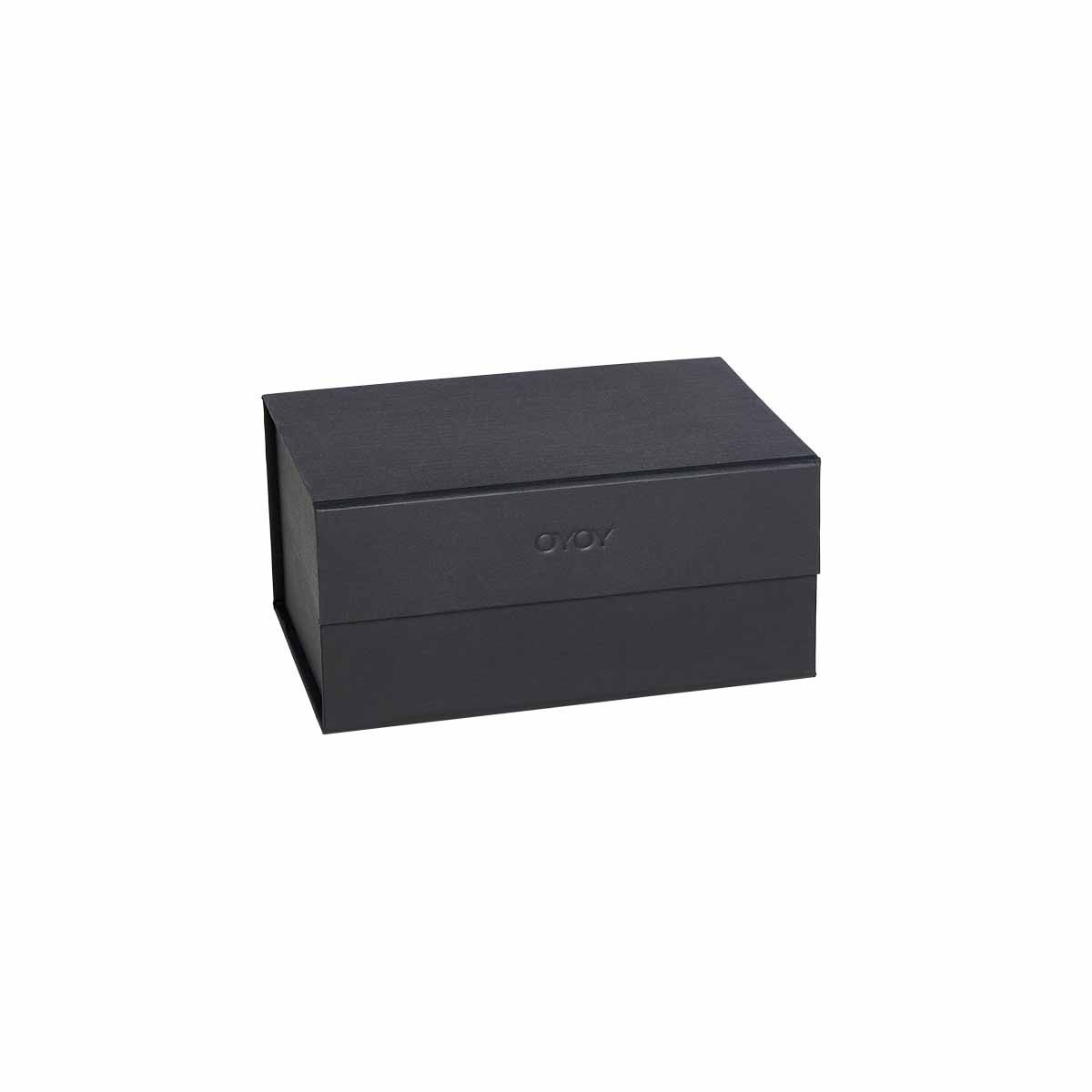 Boîte de rangement en carton LIVING noir, OYOY LIVING DESIGN