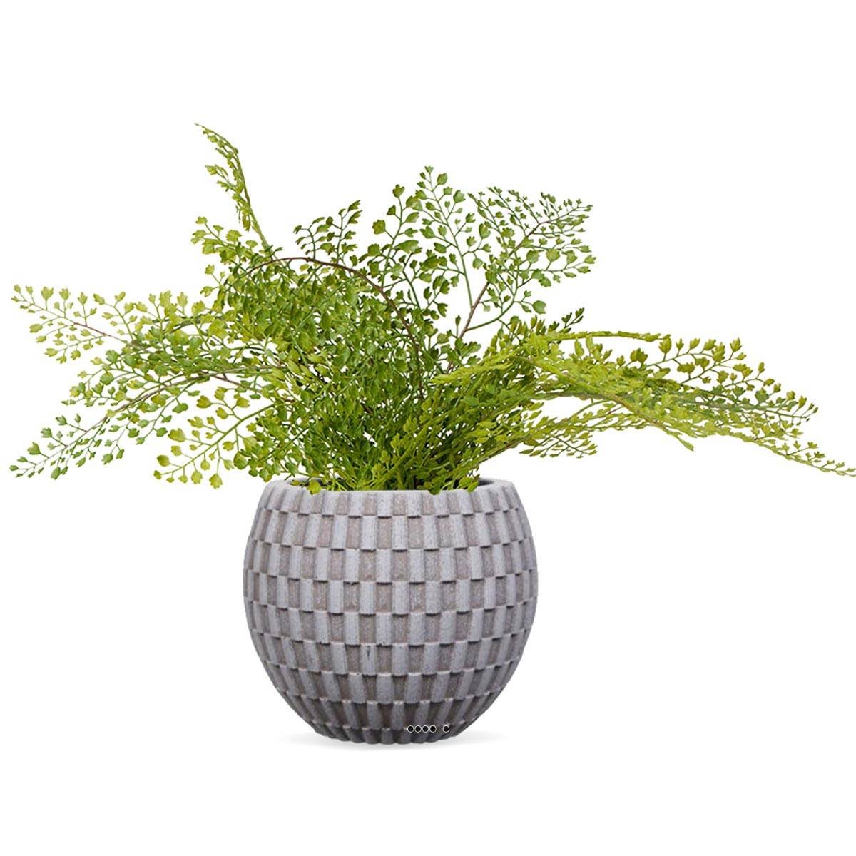 Adiantum plante verte artificielle en pot v002239, ARTIFICIELLES