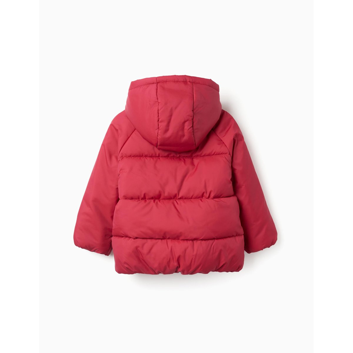 Doudoune avec capuche et doublure en polaire rouge, ZIPPY