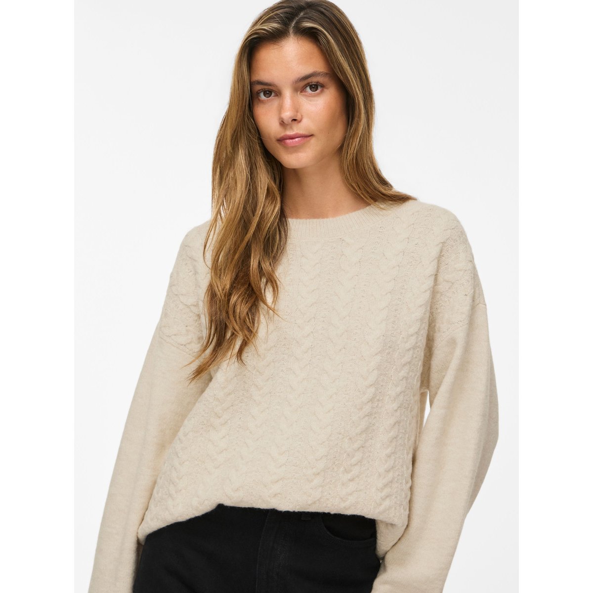 Pull En Maille gris - birch1, VILA