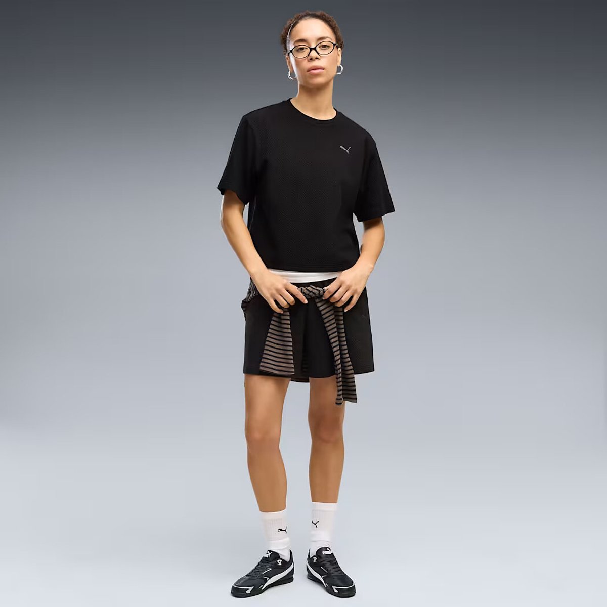 Camiseta de manga corta ESSENTIALS ELEVATED negro, PUMA