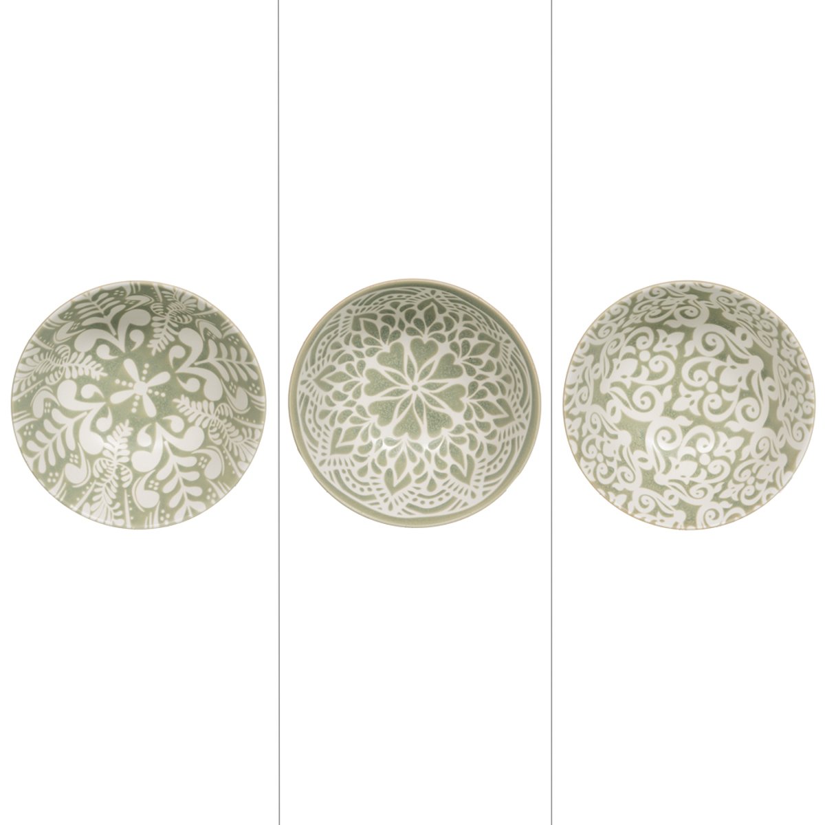 Bol Safi 15 cm (lot de 3) vert, TABLE PASSION