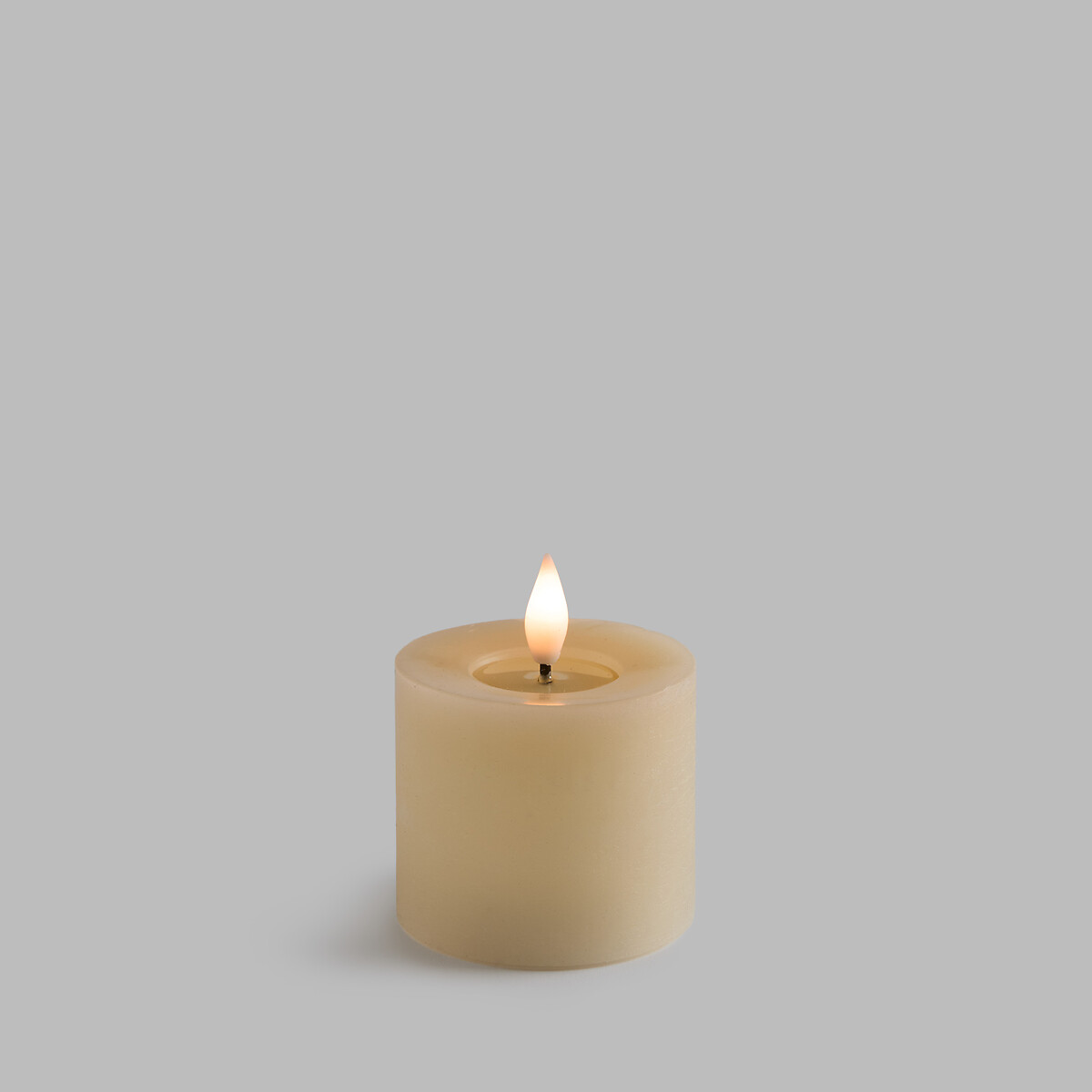 Bougie LED, en cire, hauteur 9,5 cm, CASPAR ecru, LA REDOUTE INTERIEURS