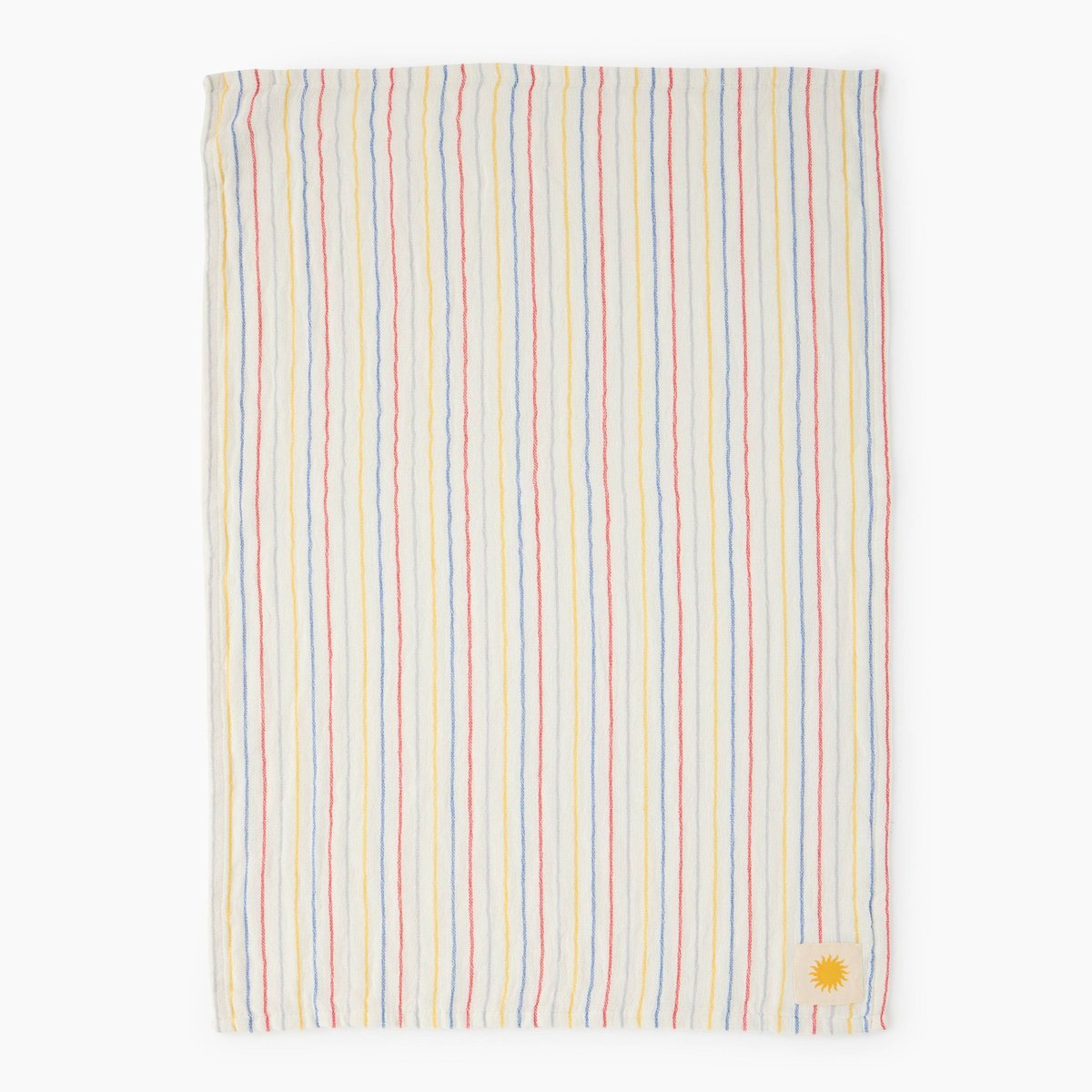 Torchon en gaze de coton rayé, 50x70cm, 100% coton multi co, MONOPRIX