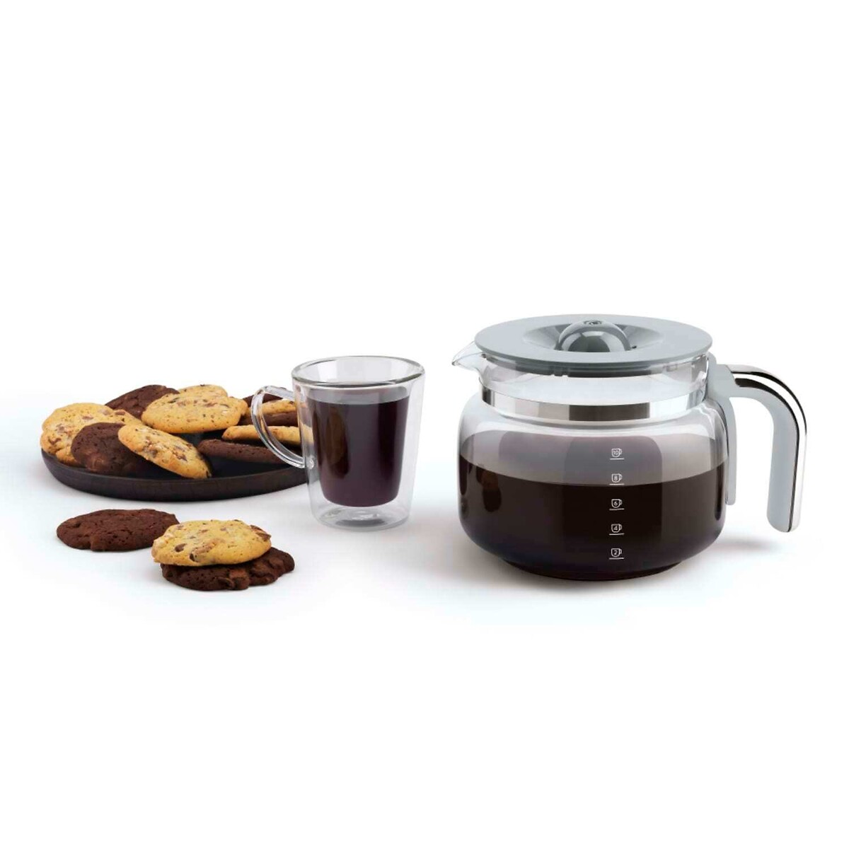 Retro Style Drip Filter Coffee Machine - DCF02 black, SMEG