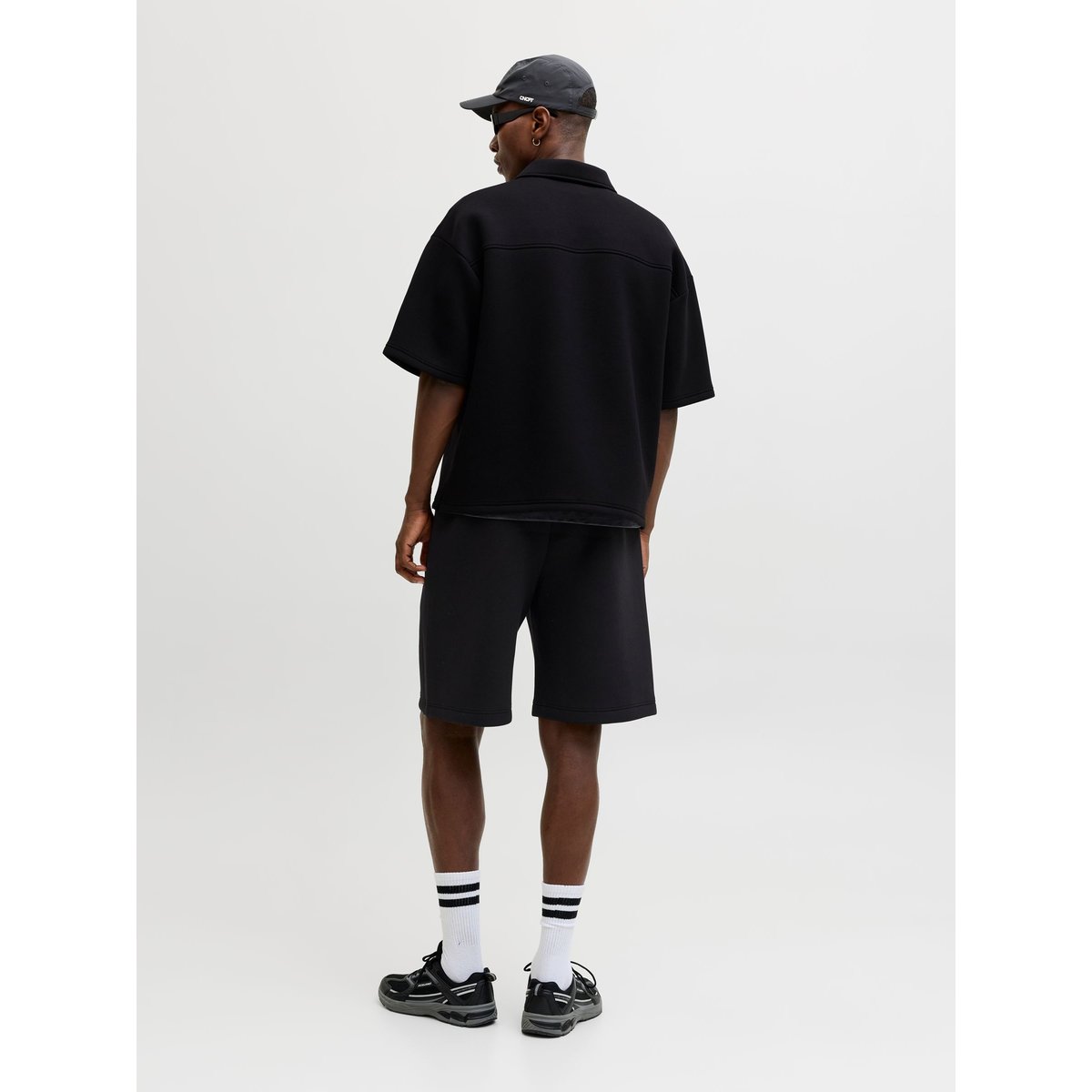 Short À Jambe Large noire - black, JACK & JONES