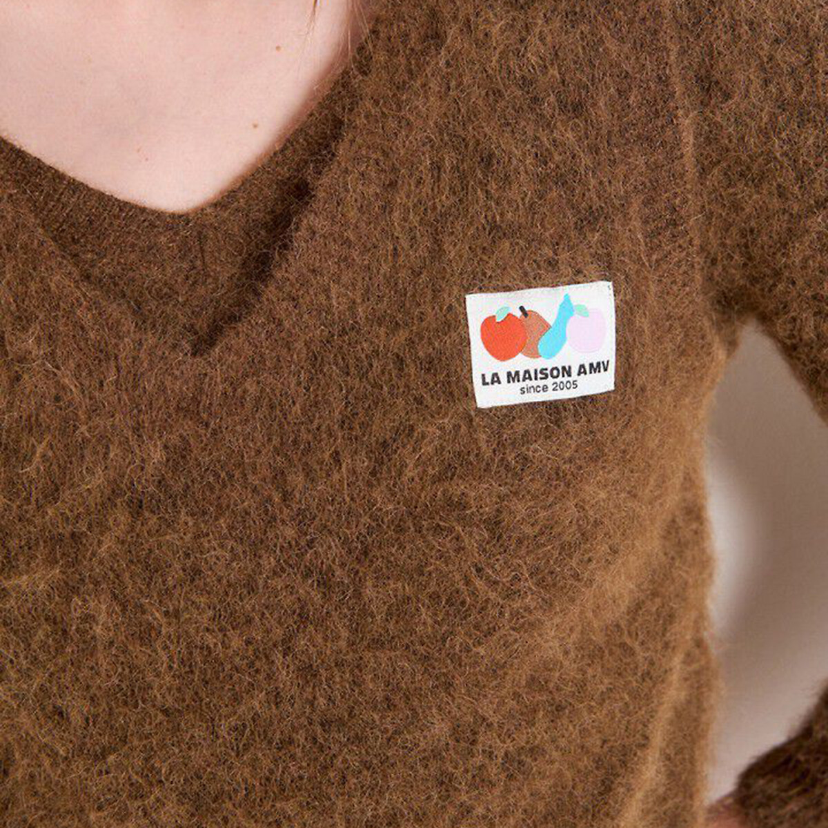 Nenybay V-Neck Sleeveless Jumper chestnut, AMERICAN VINTAGE
