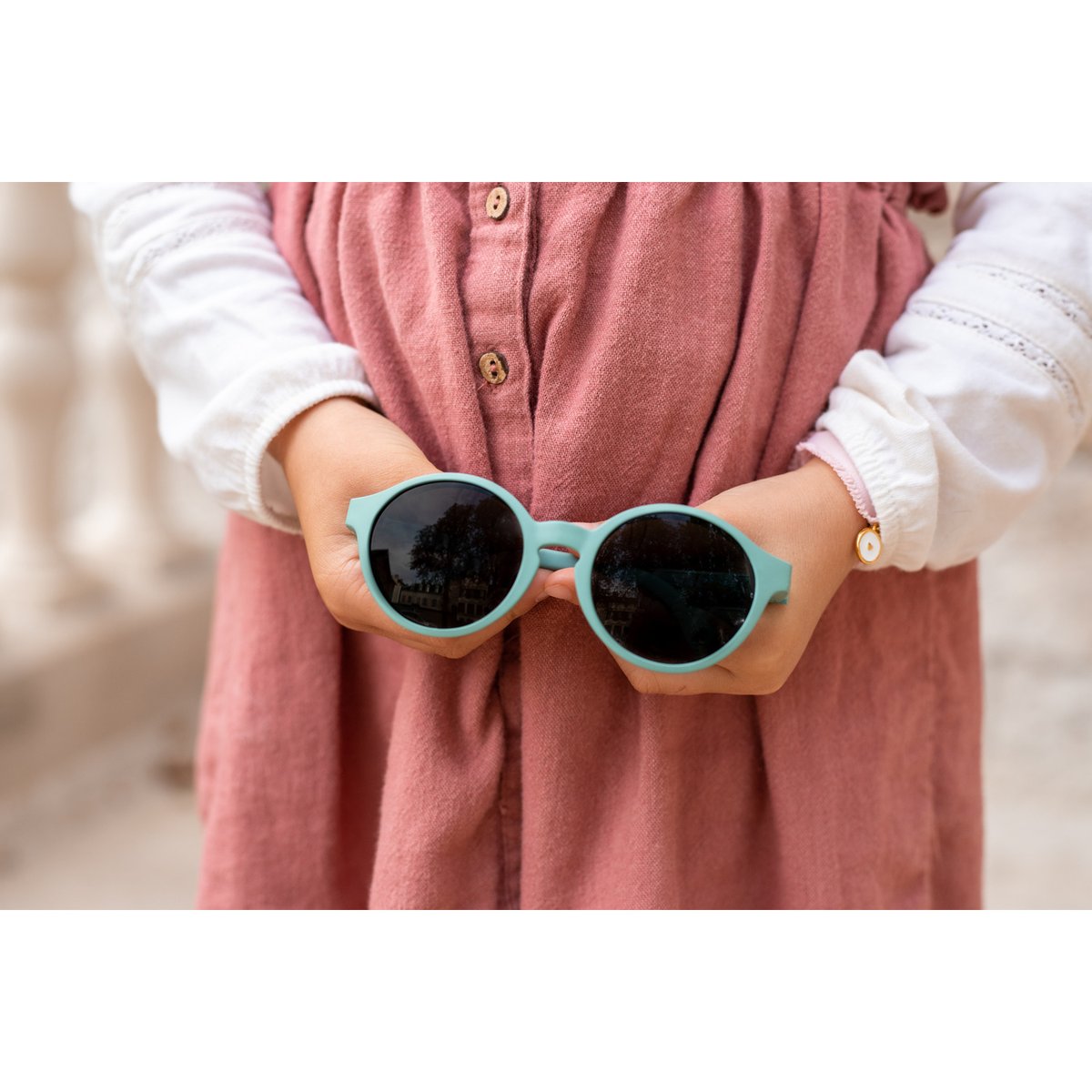Lunettes de soleil enfant 4-6 ans vert sauge, BEABA