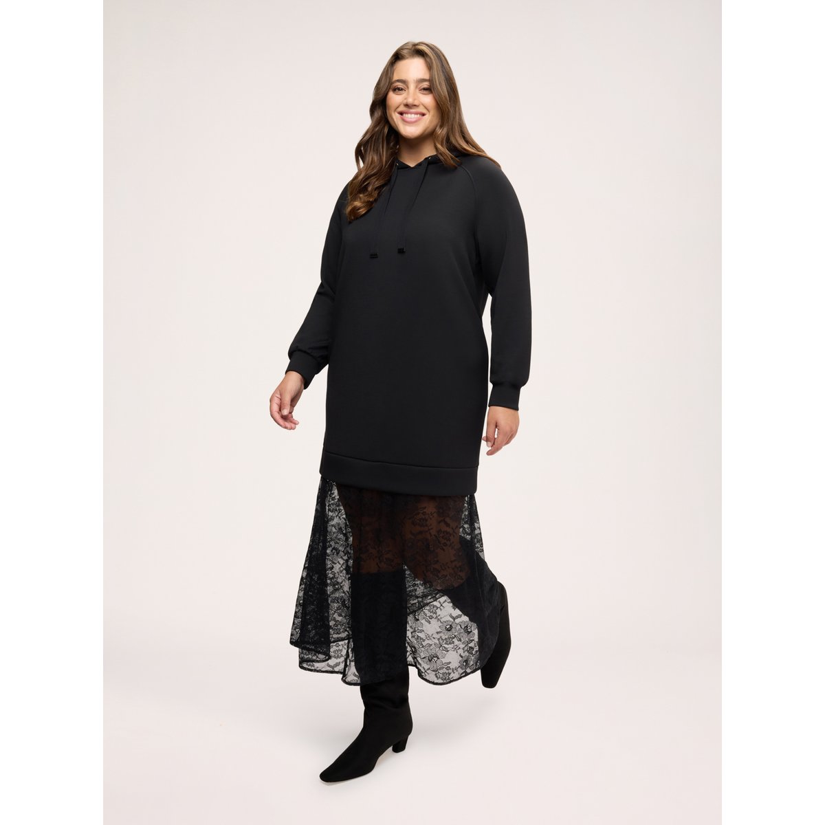 Robe avec jupe noir, FIORELLA RUBINO