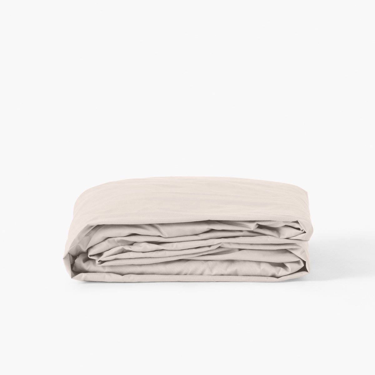 Drap housse percale de coton NÉO ficelle, CARRE BLANC
