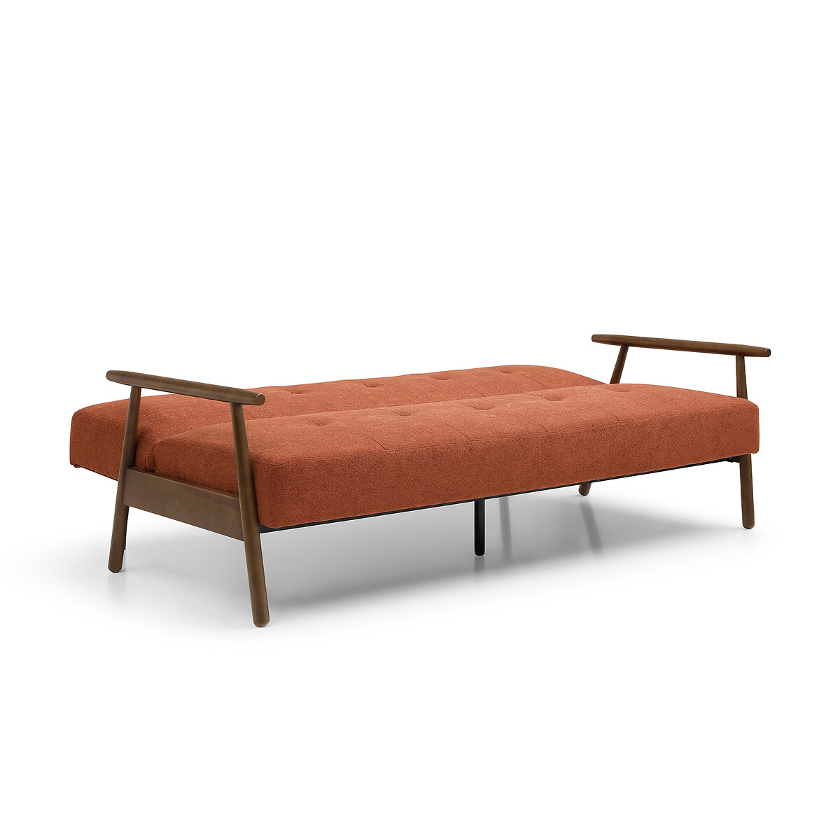 Padstow Textured Weave Click Clack Sofa Bed orange, SO'HOME