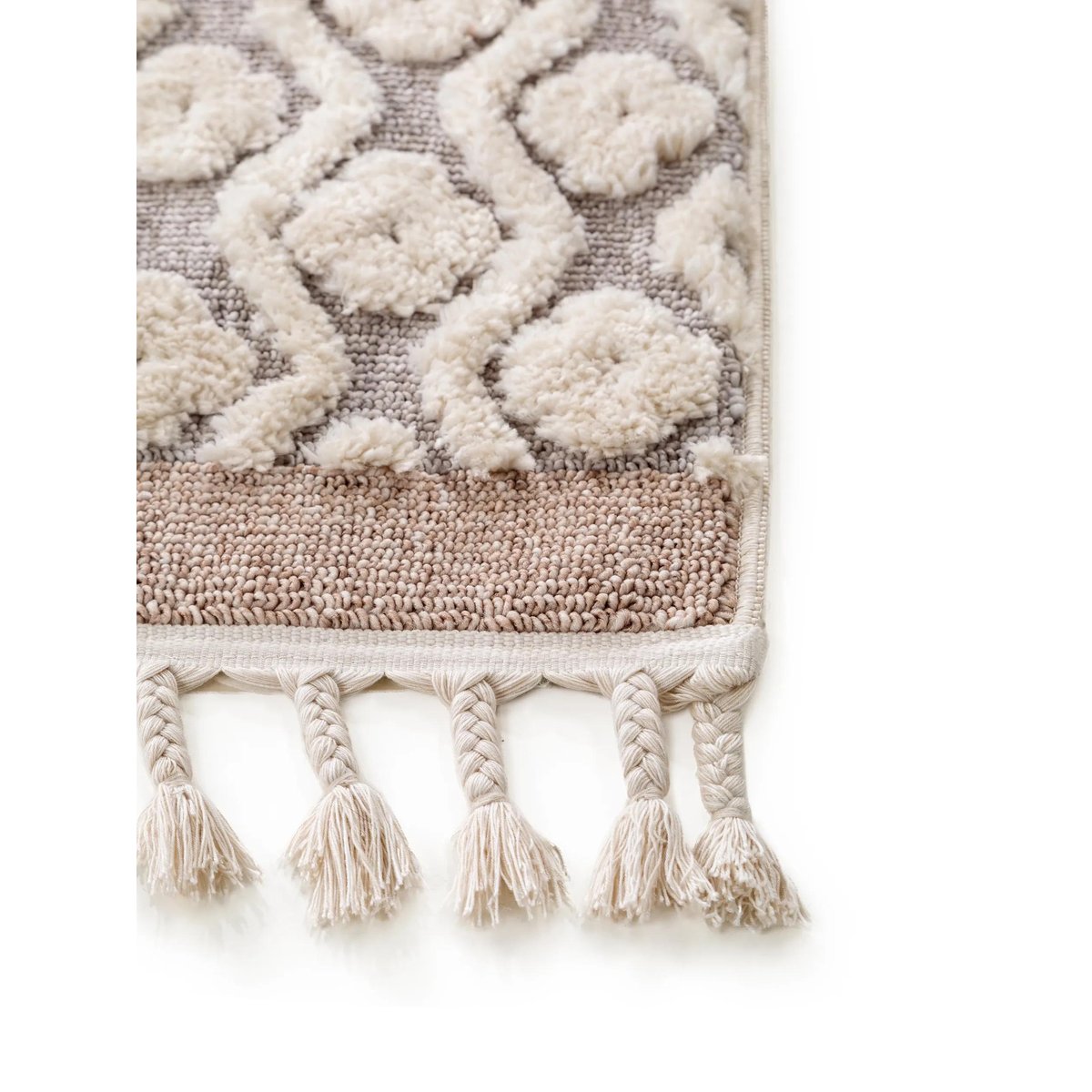 Tapis OYO crème/gris, BENUTA