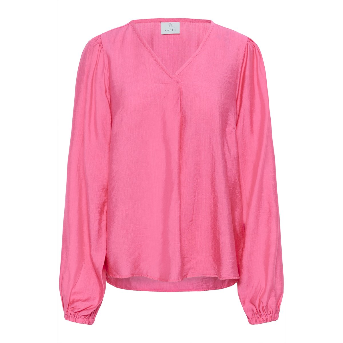 Blouse with long sleeve rose azelea pink cc, KAFFE