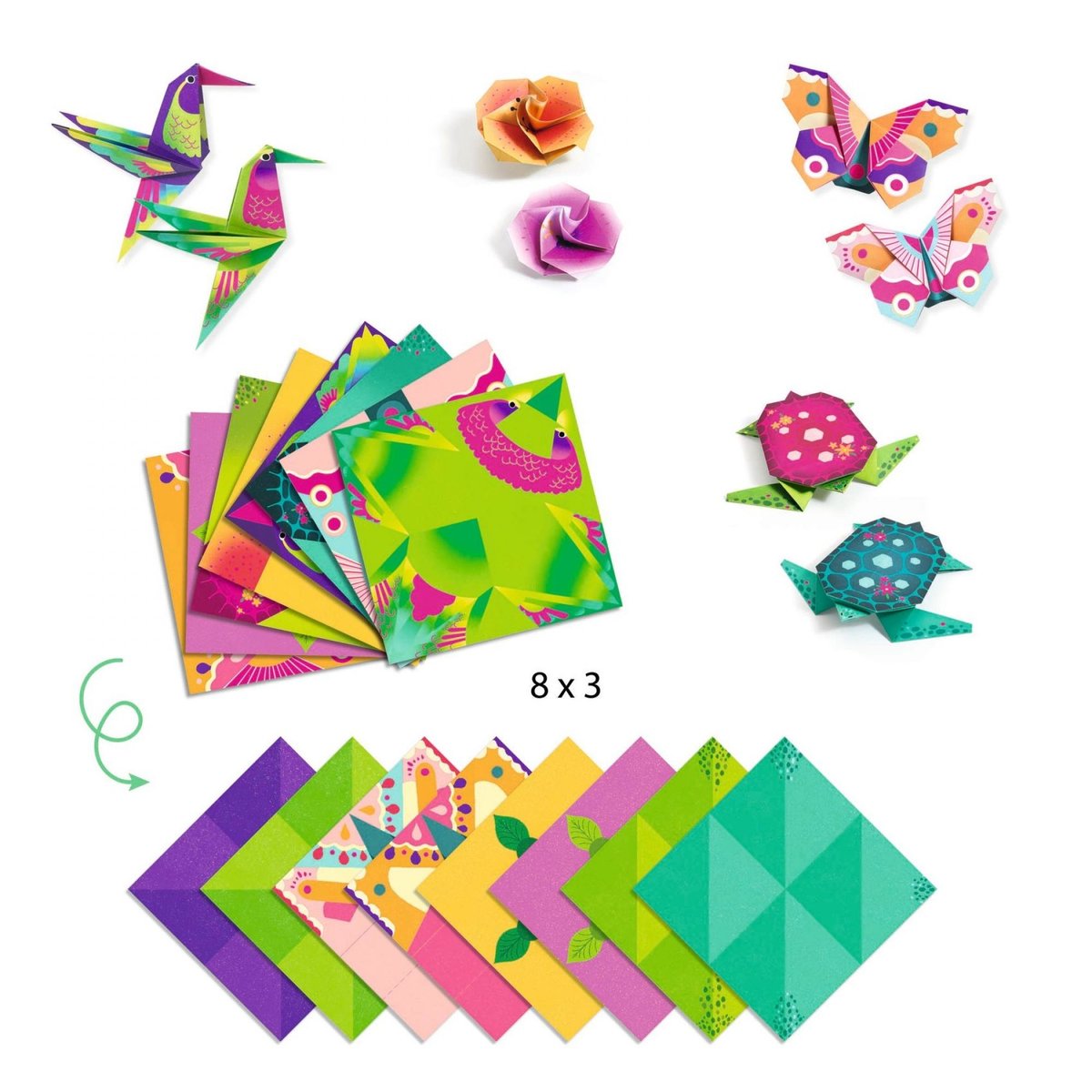 Origami Tropiques orange, DJECO