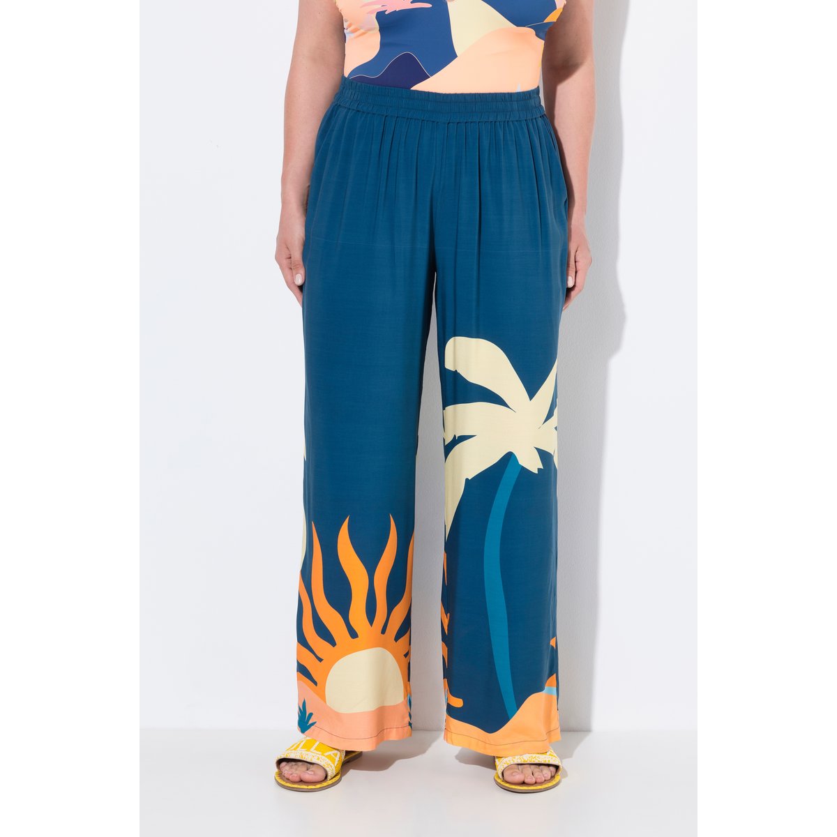 Pantalon palazzo marine, ULLA POPKEN