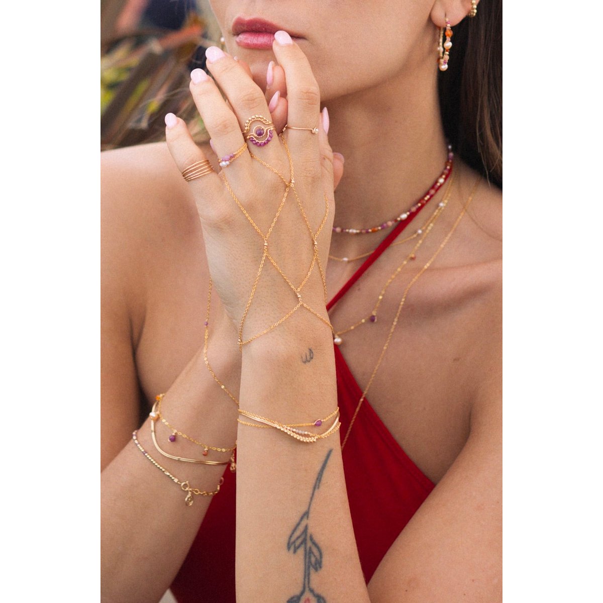 Bracelet Stella - Rubis rubis, YAY PARIS