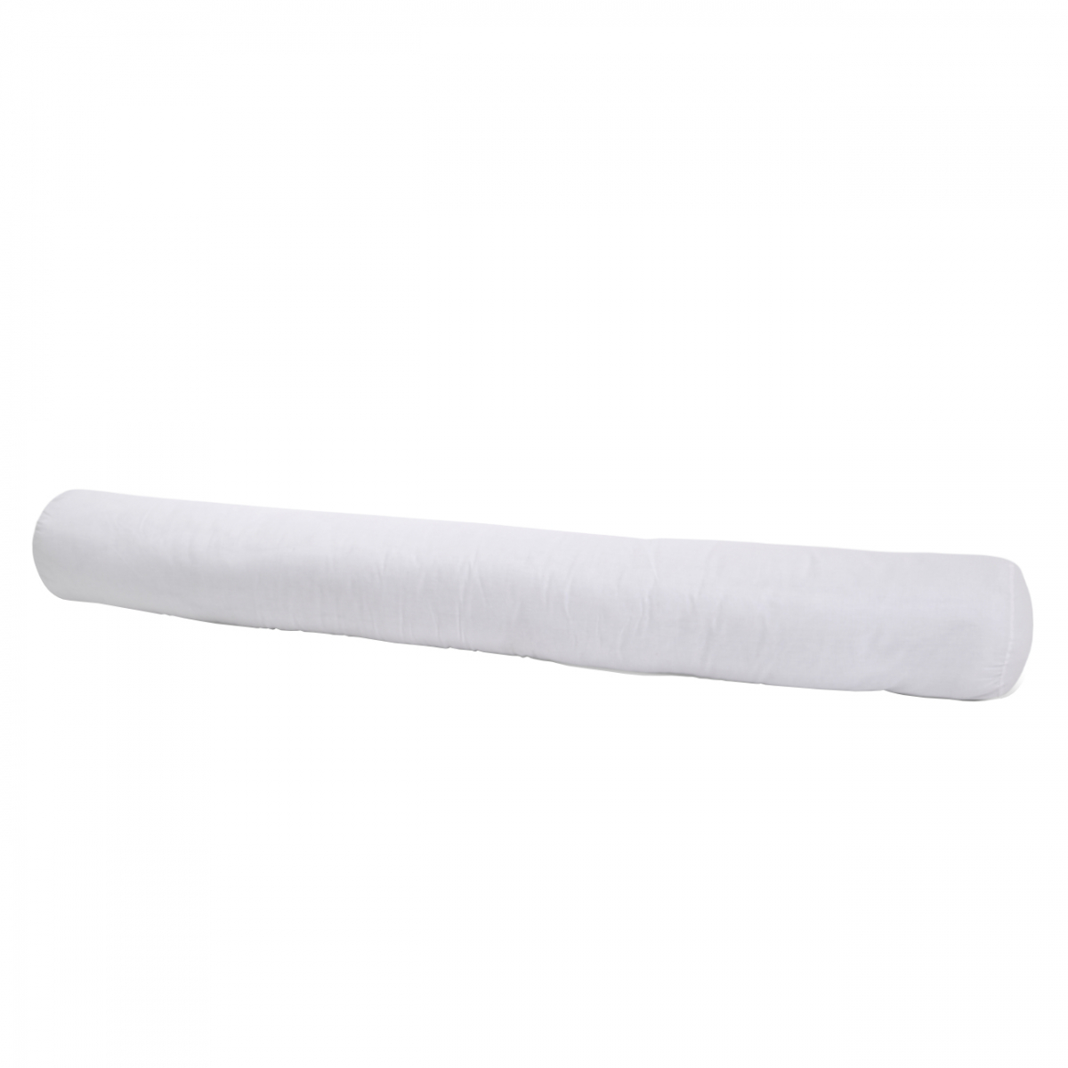 Traversin ferme enveloppe coton blanc, BLEU CALIN