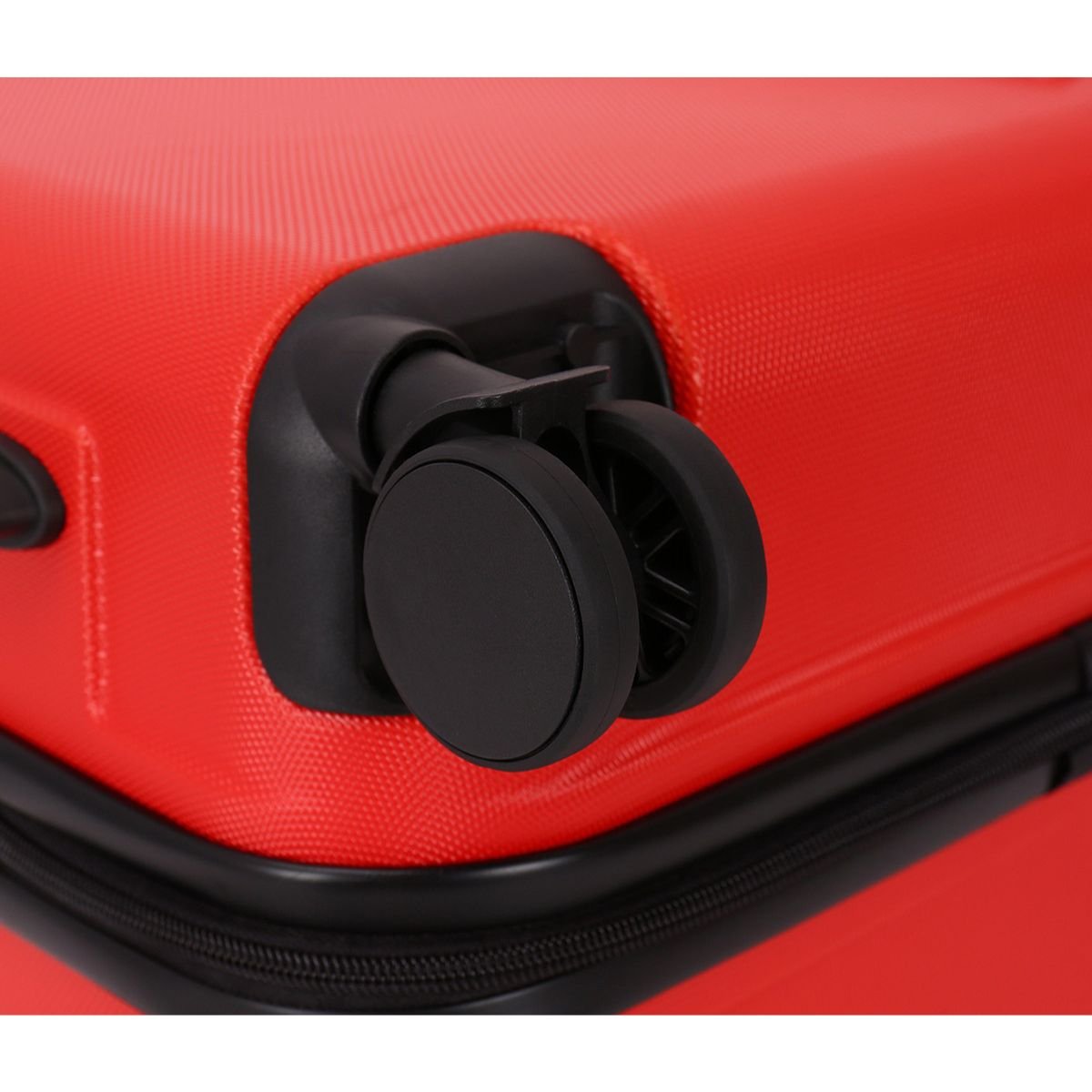 Valise Grande taille 4 roues 75cm ABS - CITYVIBE - DEELUXE bordeaux, DEELUXE