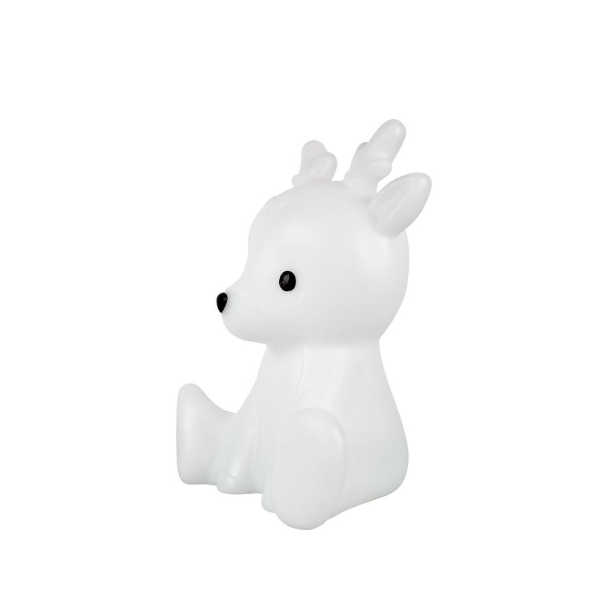 Veilleuse tactile faon Fabian 32 cm blanc, FLOW