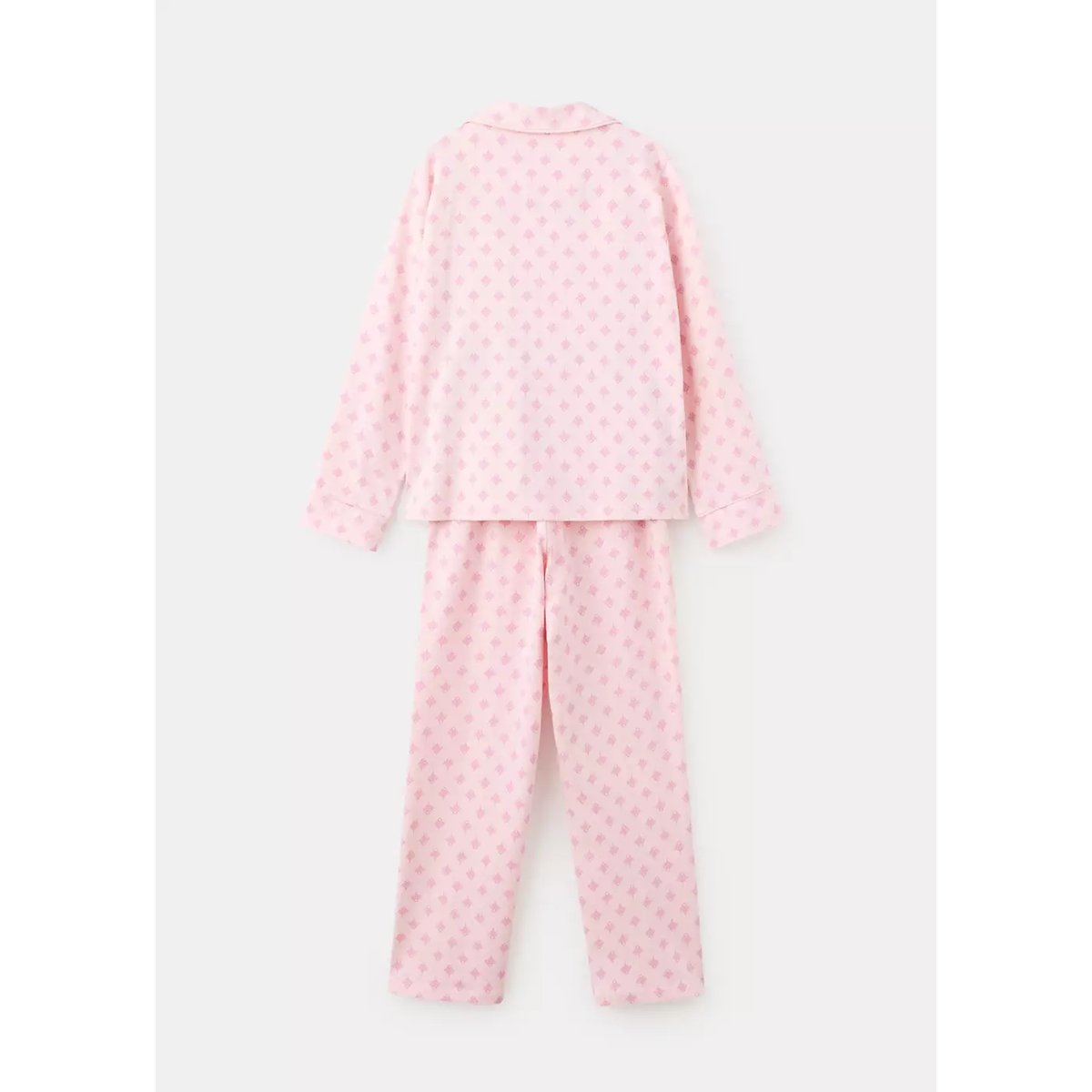 Pyjama complet imprimé à fleurs rose, MANGO KIDS