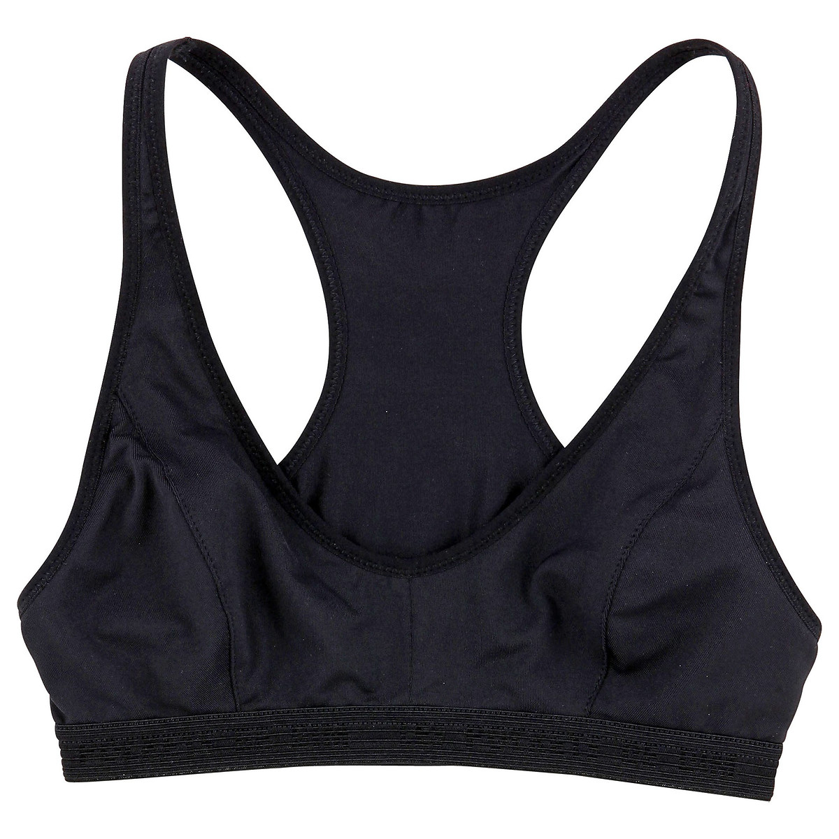 Soutien de desporto, microfibra, 10-16 anos preto , DIM