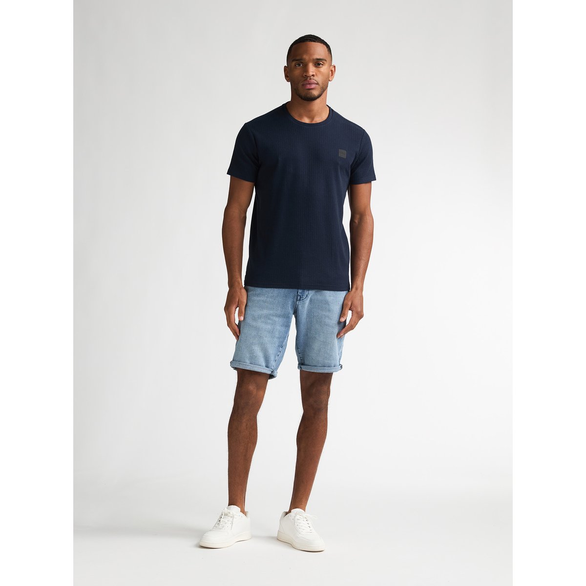 T-shirt en jersey orbita bleu navy blue, PETROL INDUSTRIES