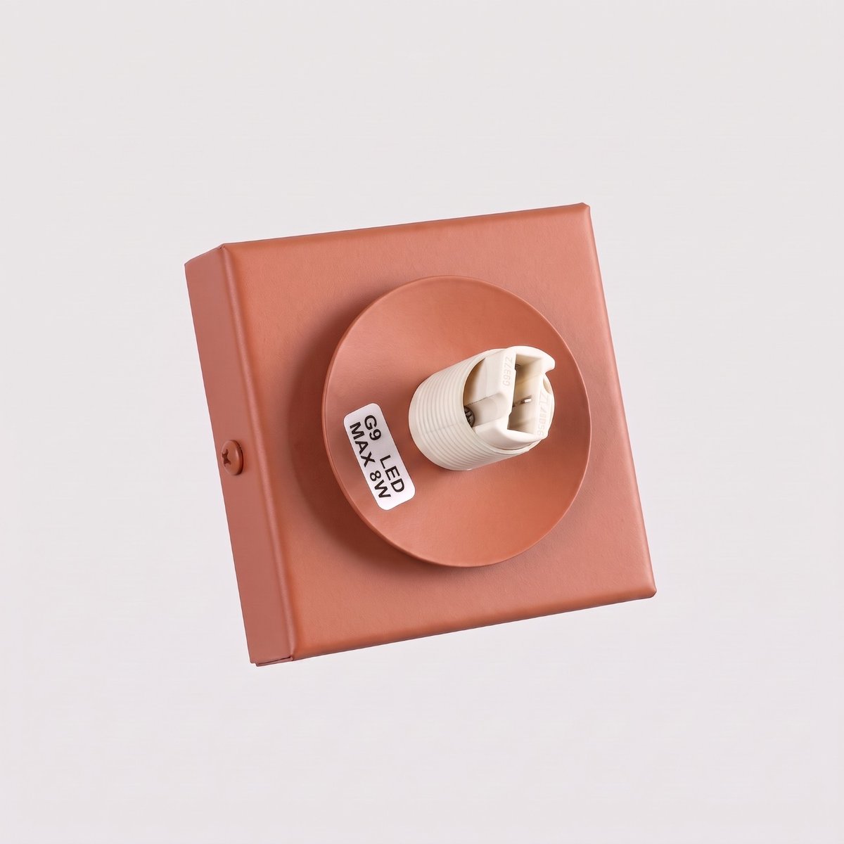 Plafonnier Acier Ocre Rouge G9 1 Yoli ocre rouge, EDEN
