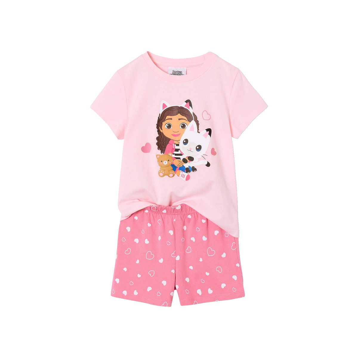 Pyjashort Gabby rose, VERTBAUDET