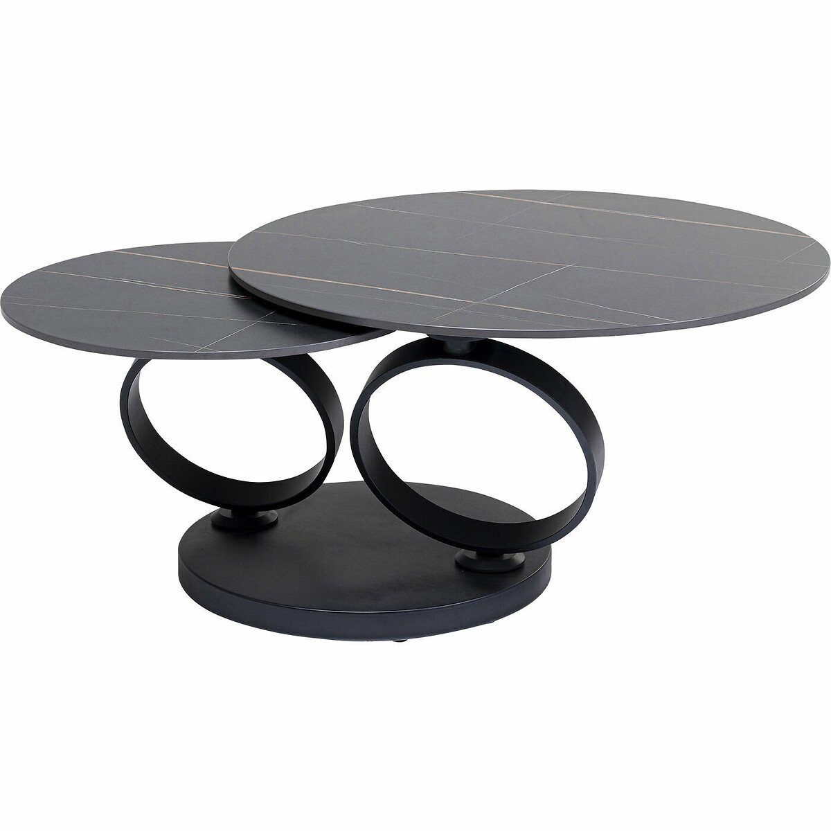 Couchtisch Beverly Schwarz 133x80cm schwarz, KARE DESIGN