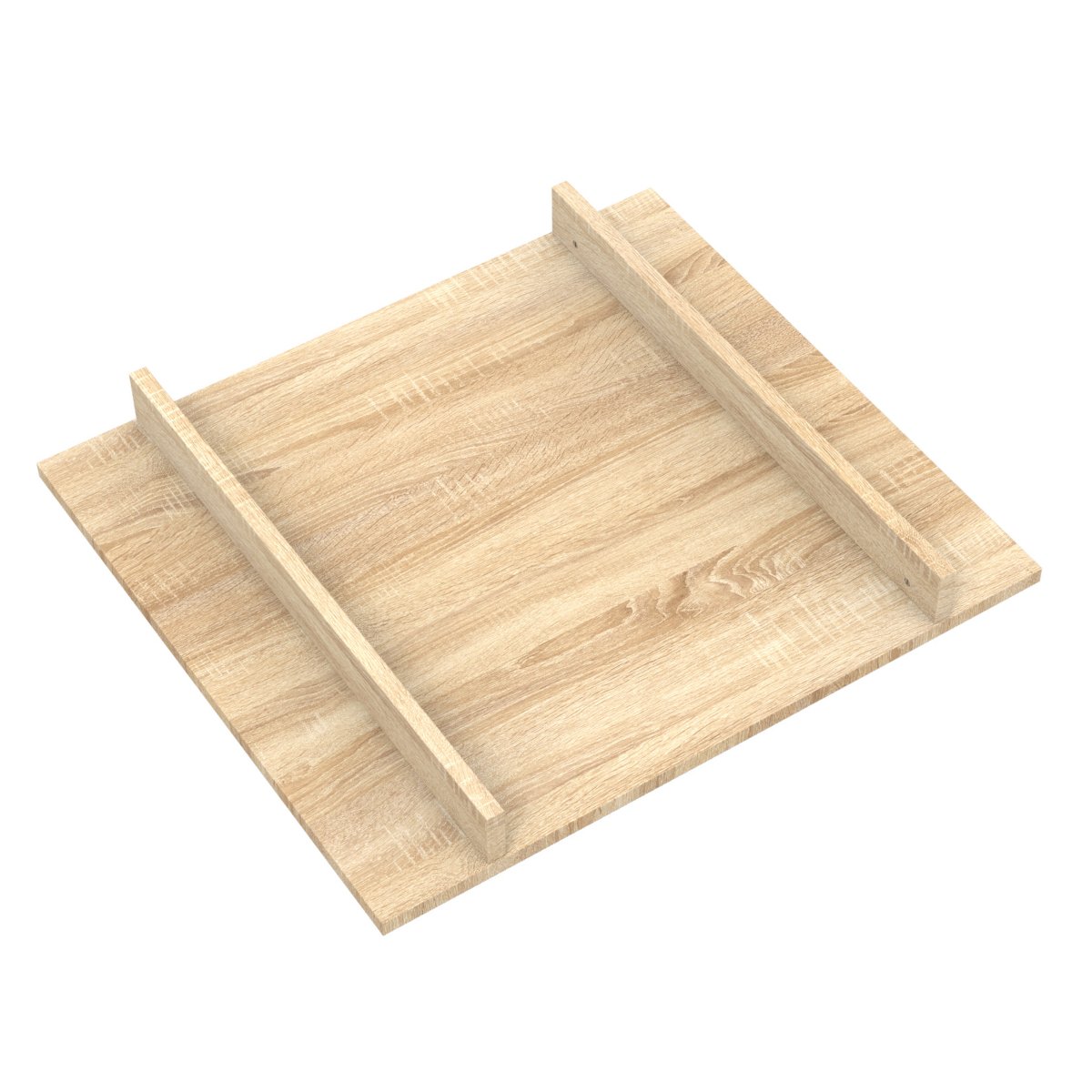 Plan à langer pour commode 3 tiroirs marron, SAUTHON