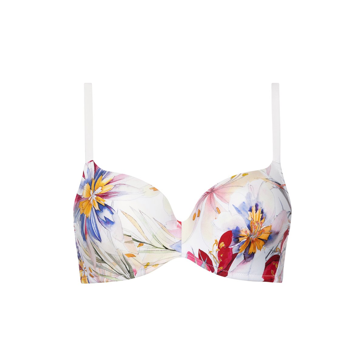 Haut maillot de bain préformé multipositions Tunis blanc, LISCA
