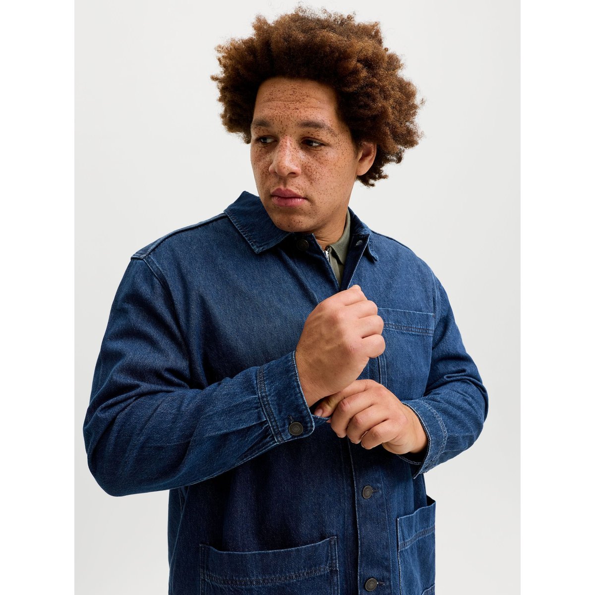 Chemise En Denim blue denim, JACK & JONES