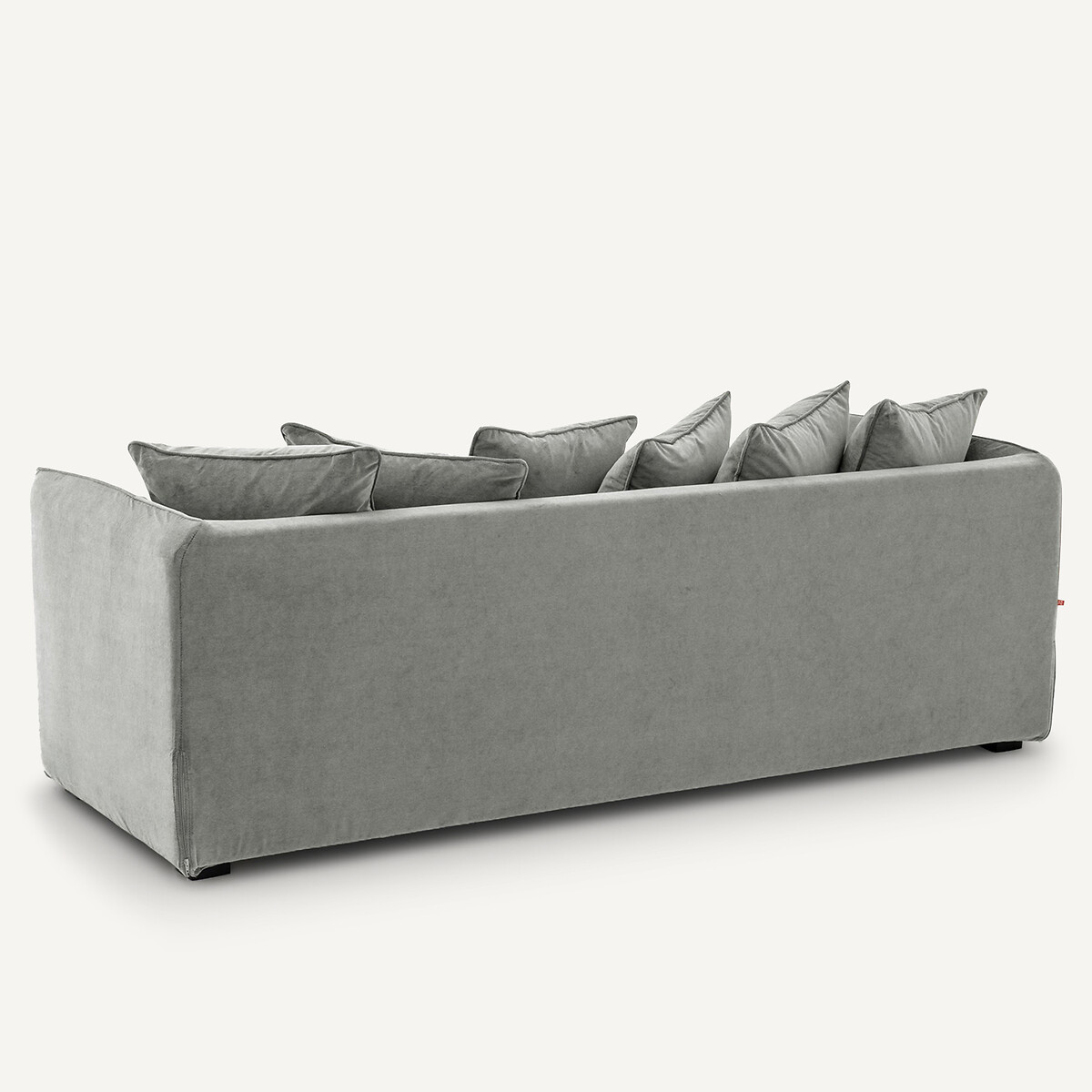 Canapé 3, 4 ou 5 places, en velours stonewashed, Neo Chiquito vert sapin, AM.PM