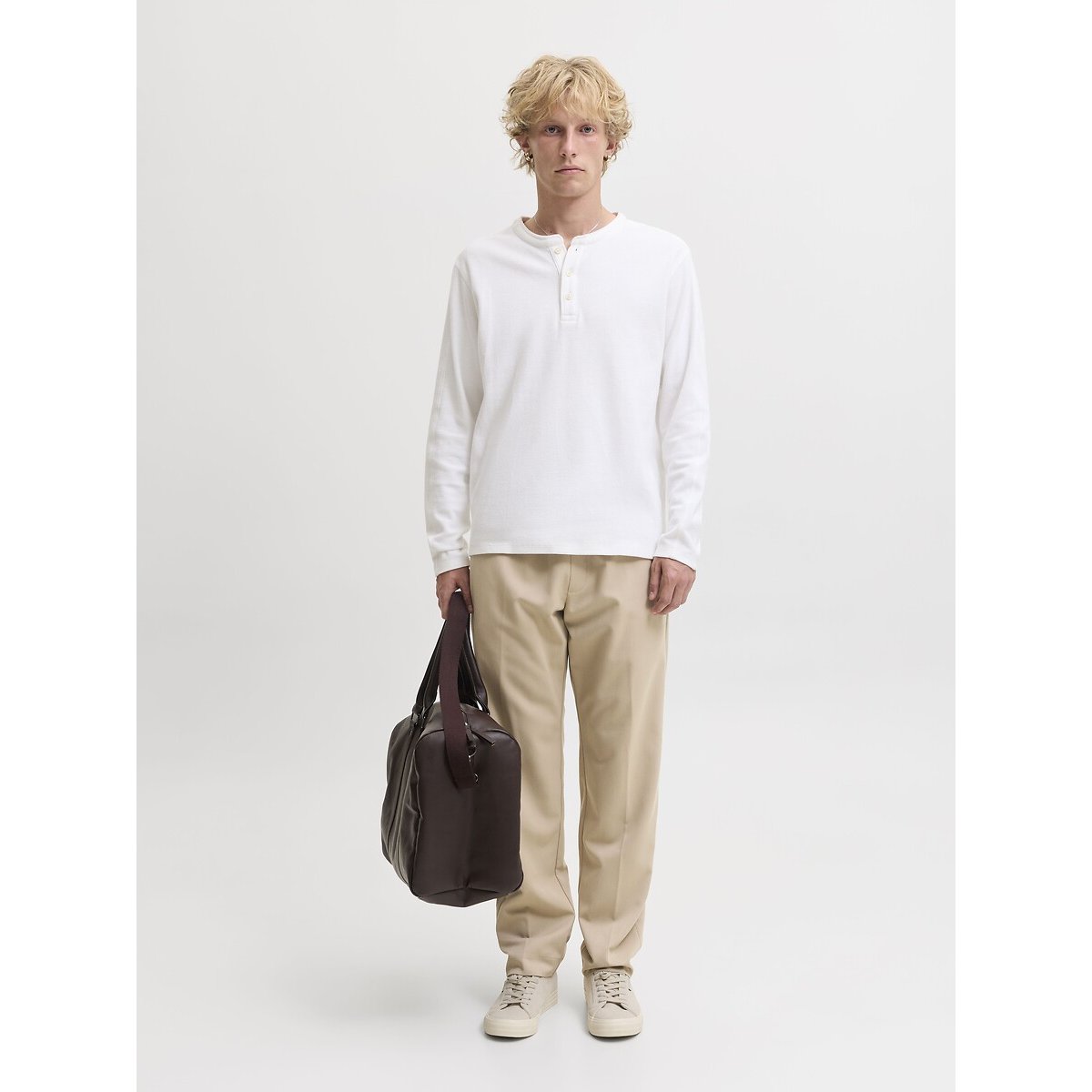 Woven Drawstring Chinos beige, JACK & JONES