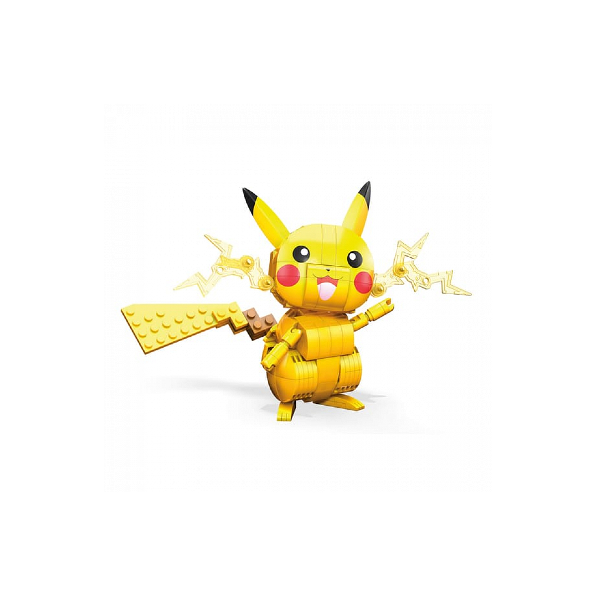 Mega Construx Pokemon Pikachu a construire couleur unique, MATTEL