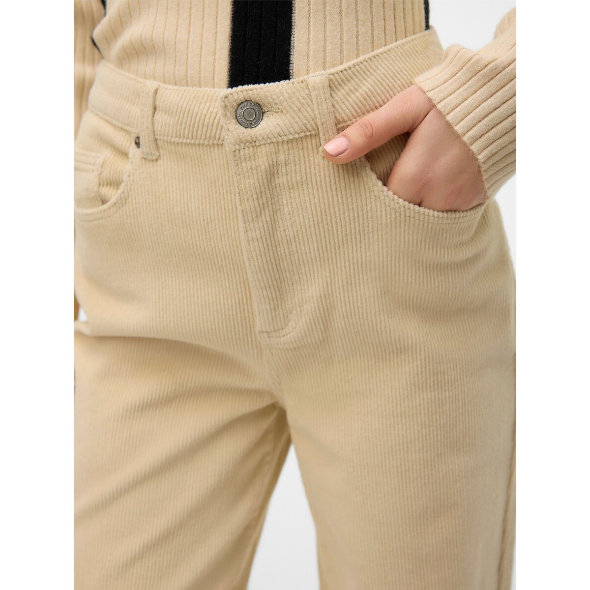 Pantaloni larghi beige, VERO MODA