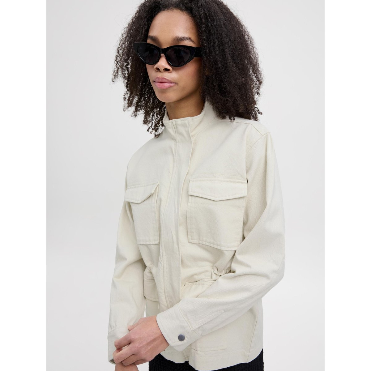Veste Utilitaire bone white, JJXX