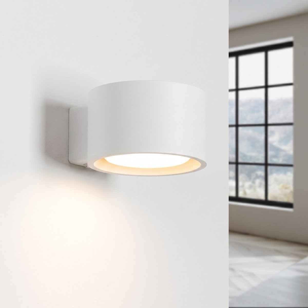 Applique murale Aluminium Blanc Gx53 1 MODO blanc, EDEN