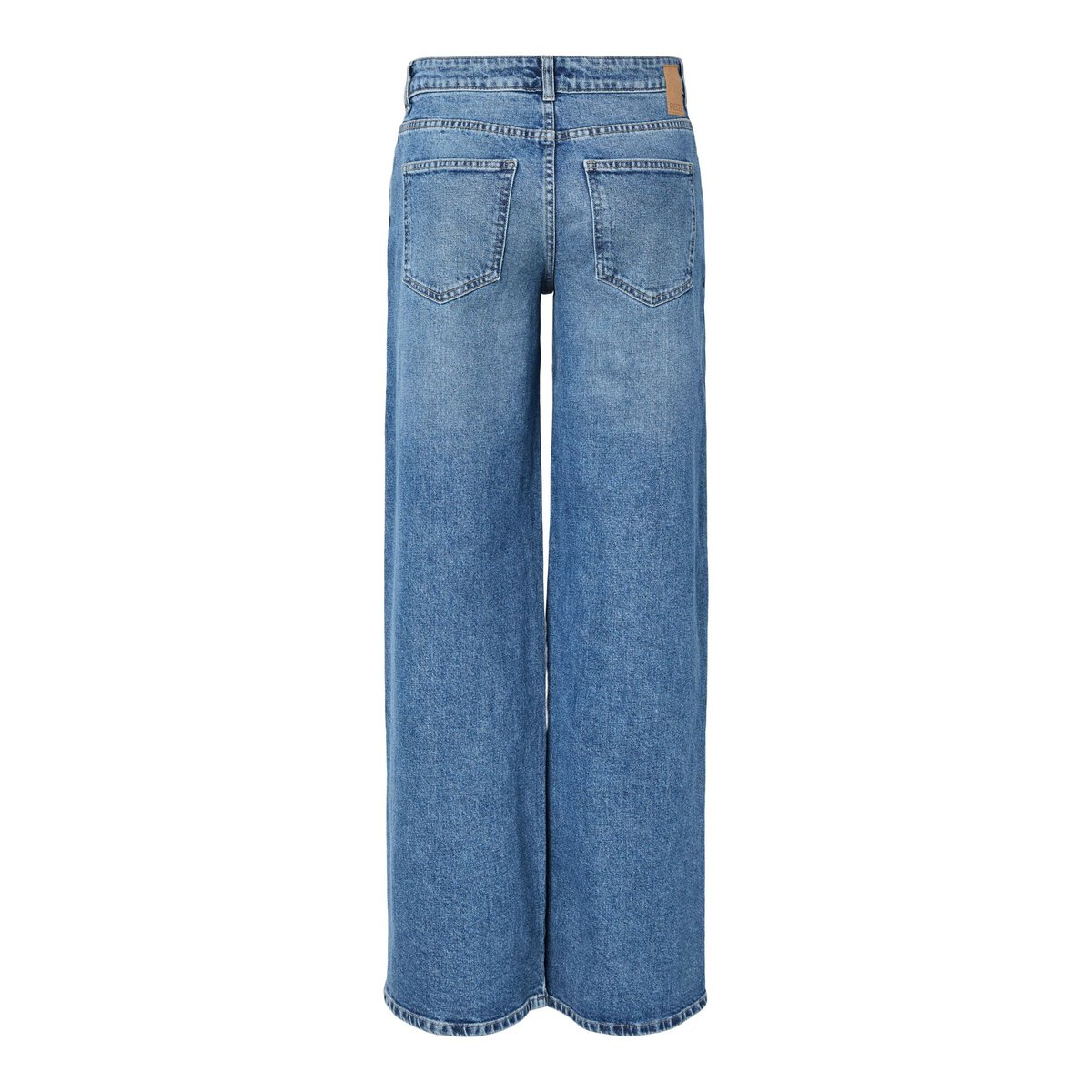 Jean À Coupe Ample medium blue denim, PIECES