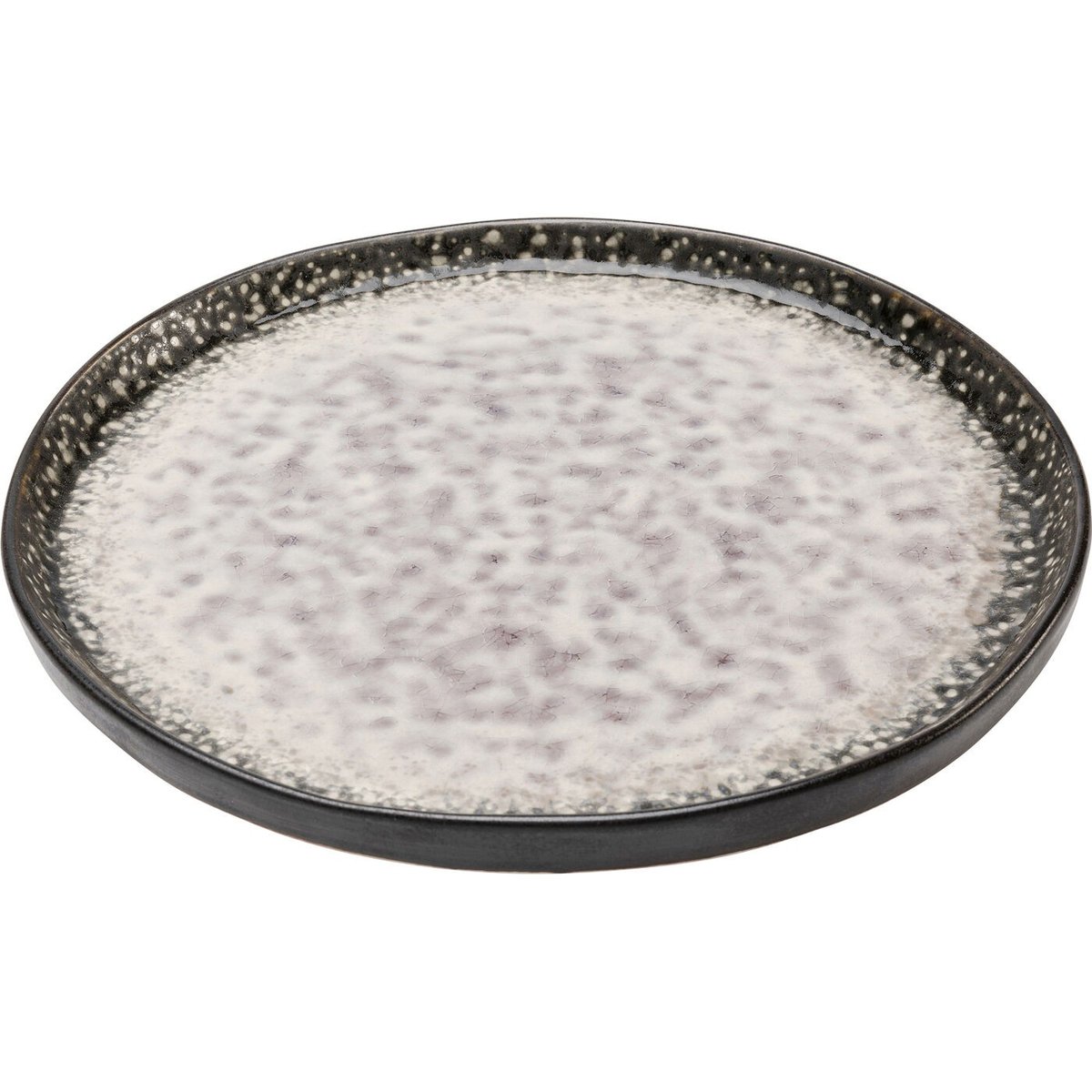 Lot de 4 assiettes plates 21cm, SOHO gris, KARE DESIGN