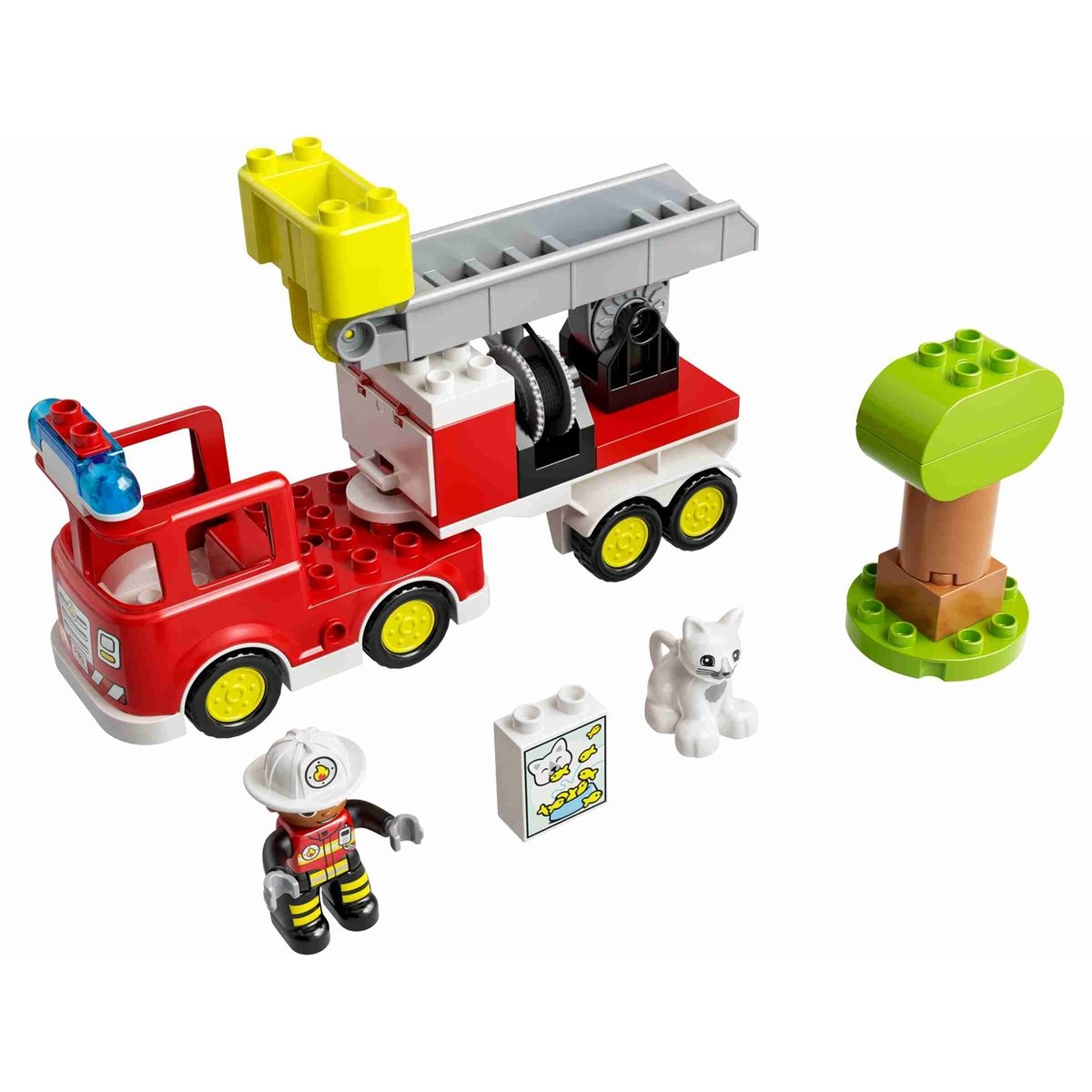LEGO DUPLO - Camion de Pompiers Aventure - 10969 pour Enfants multicolore, LEGO