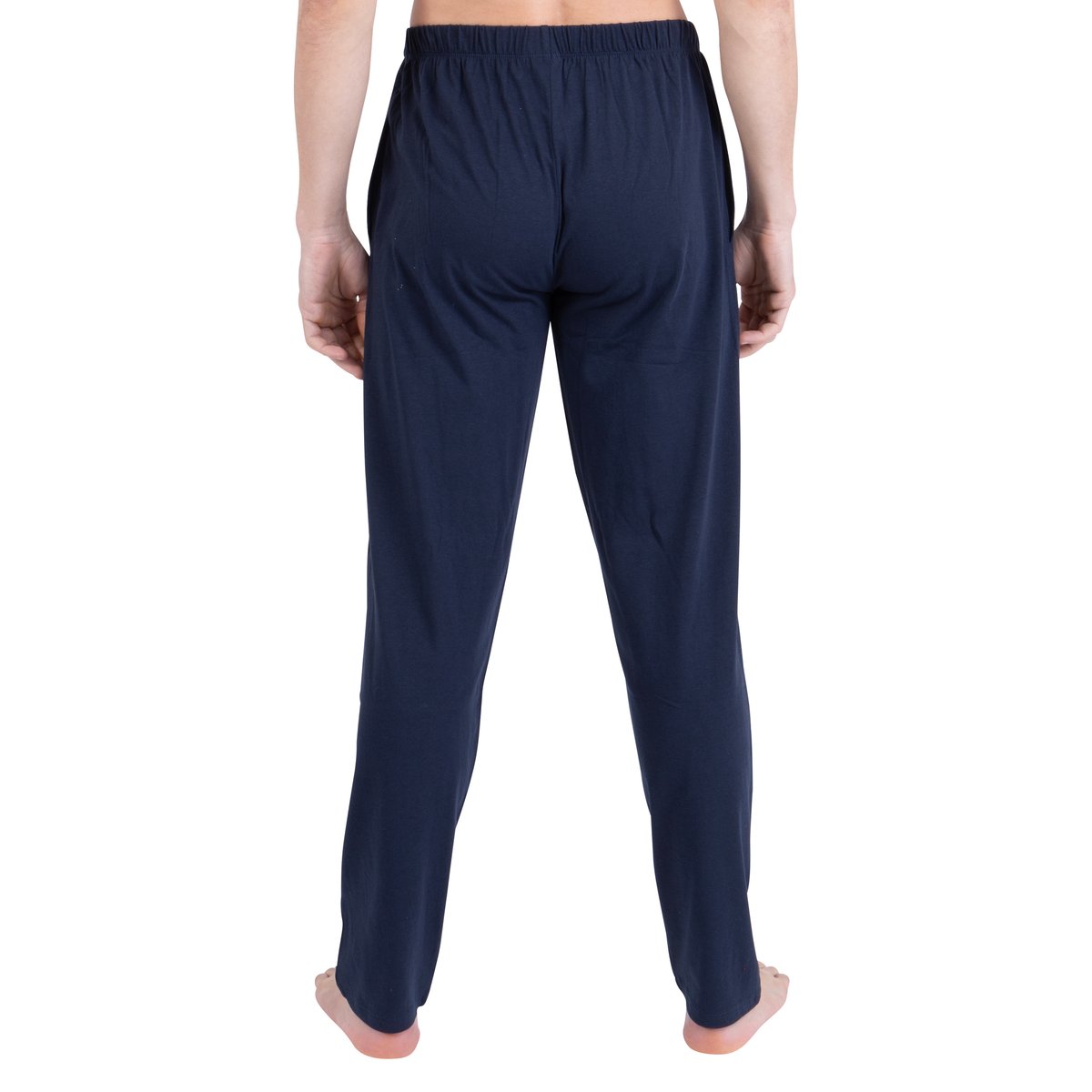 Pyjama long ouvert CHIC bleu-marine, ATHENA