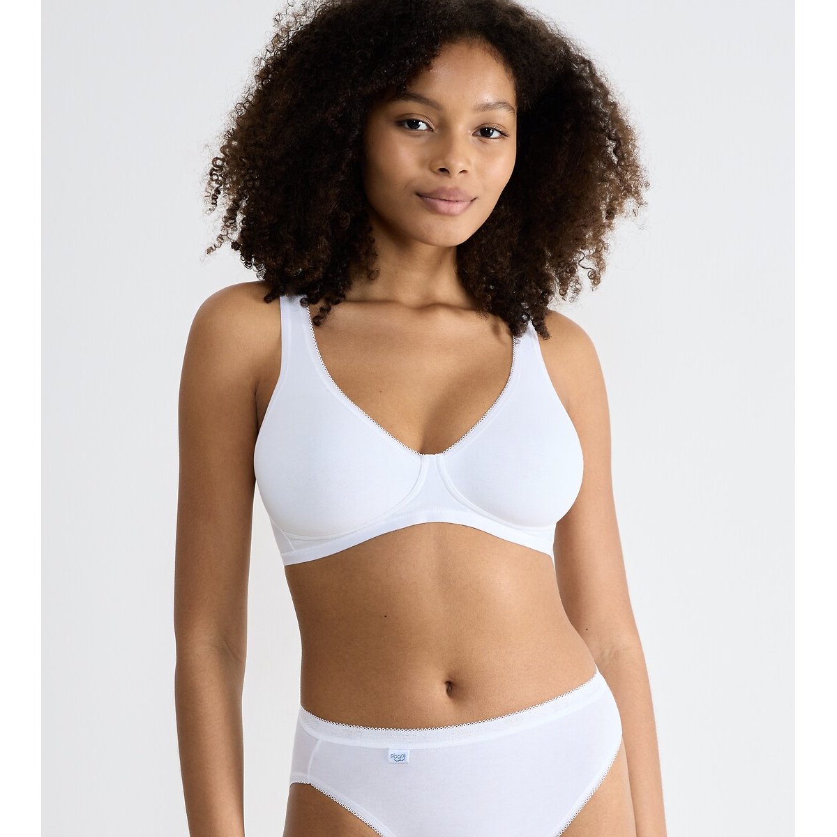 Soutien-gorge sans armatures Basic+ blanc, SLOGGI