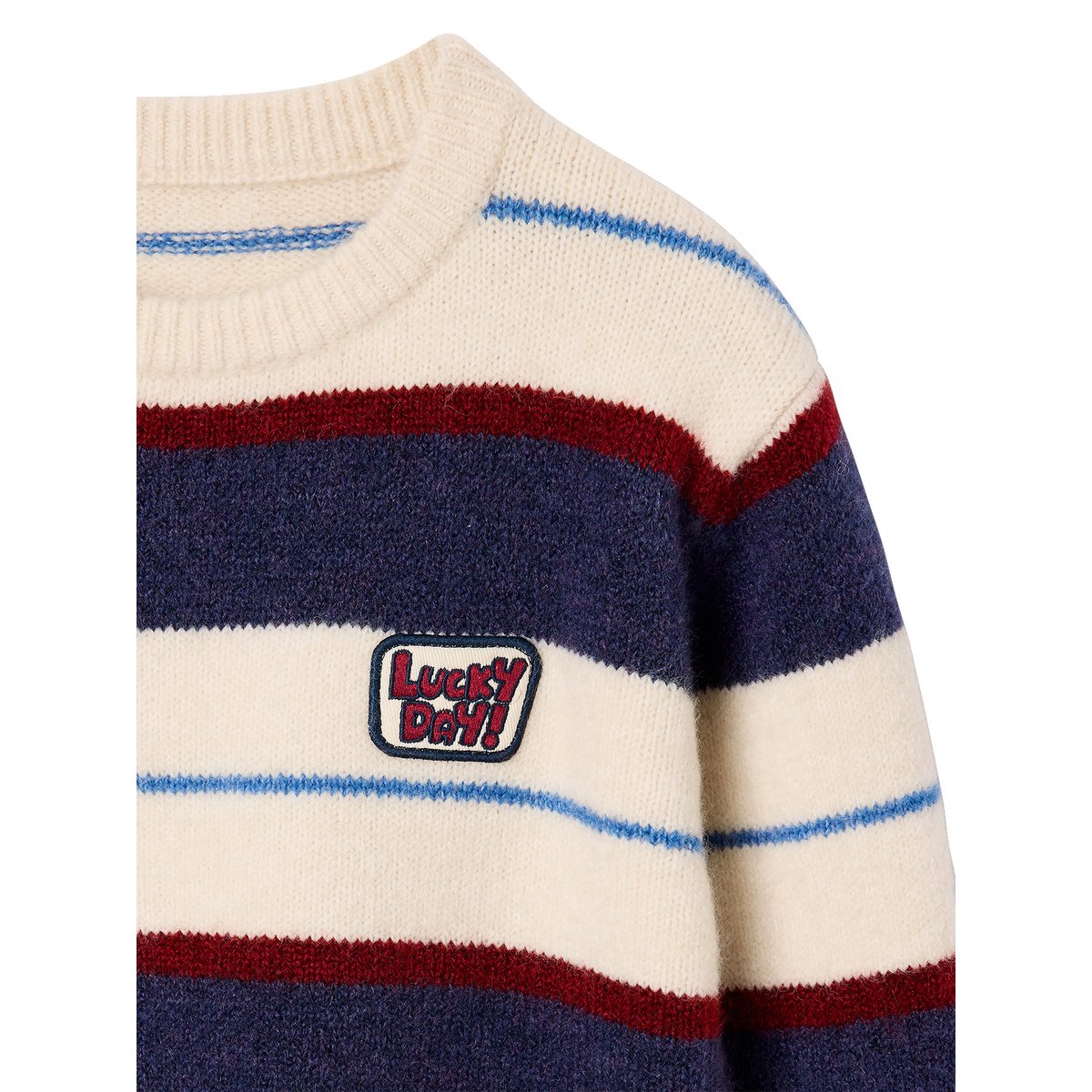 Pull manches longues marine, VERTBAUDET