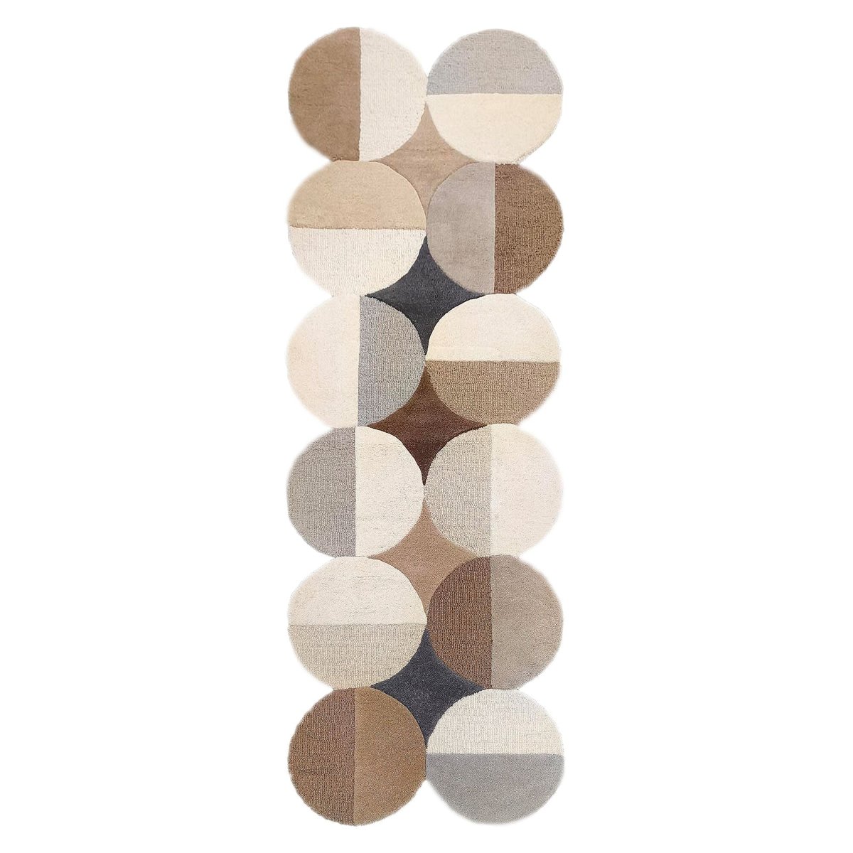 Tapis de couloir en laine CONIC beige, NOVATREND