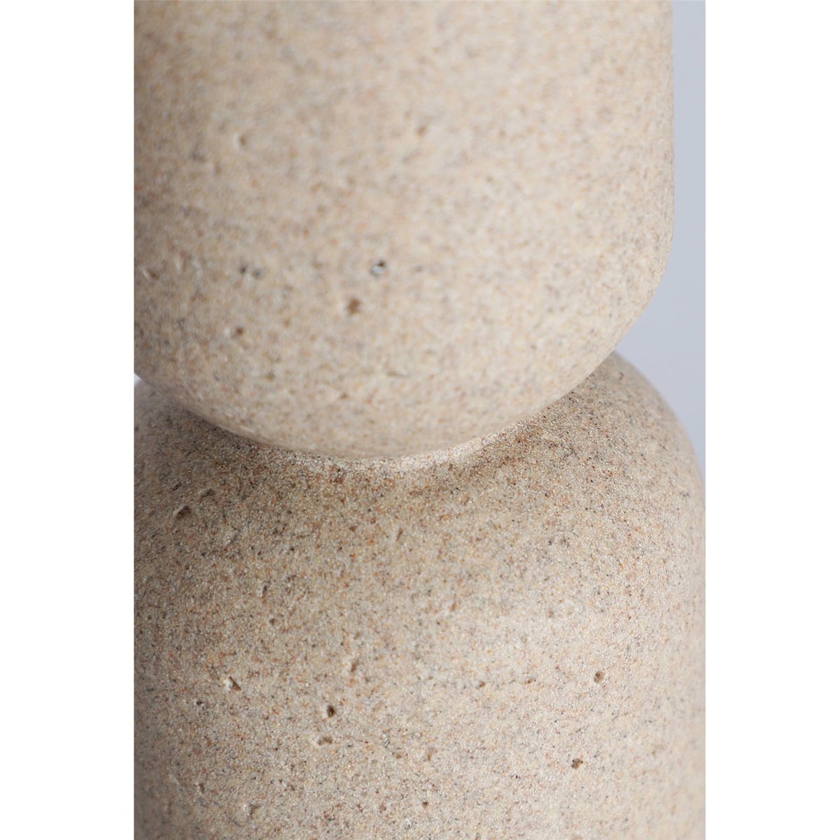 Vase décoratif contemporain à forme organique beige naturel contemporain, RECOLLECTION