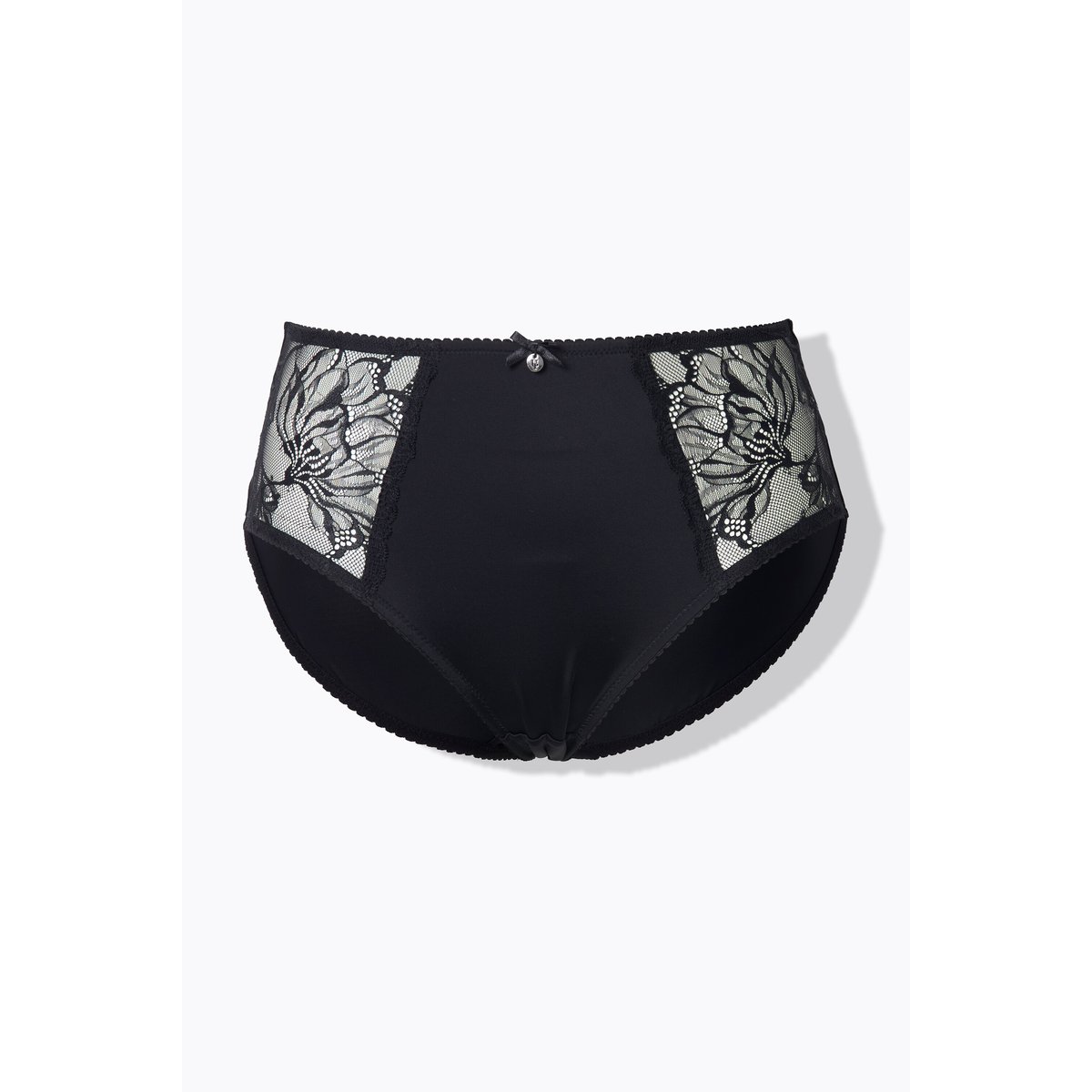 Culotte midi en microfibre noir, ULLA POPKEN