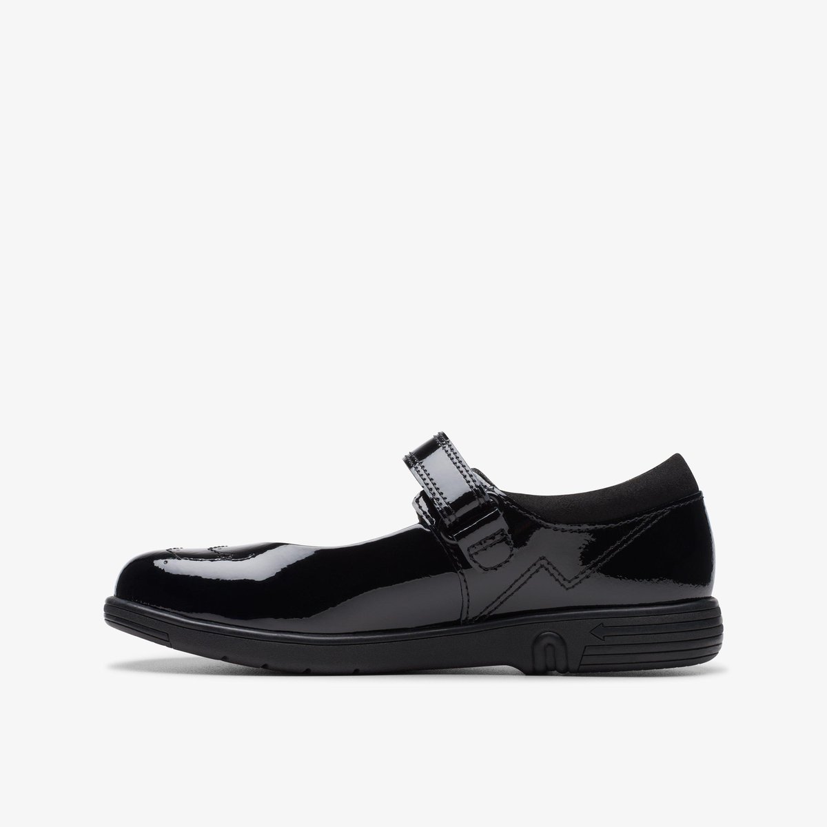Ballerines Brevet Ajustement Étroit JAZZY JIG K noir, CLARKS